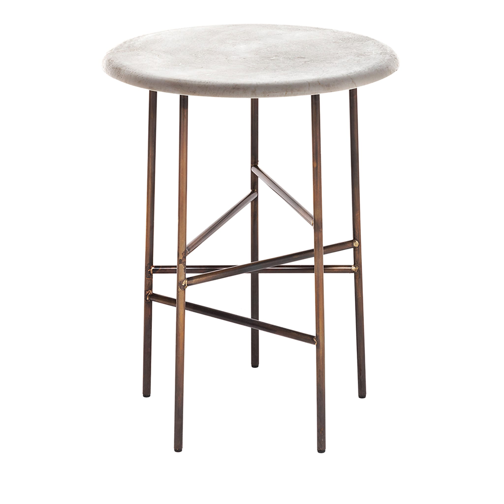 10th Star White Side Table 40 by Massimo Castagna - Main view