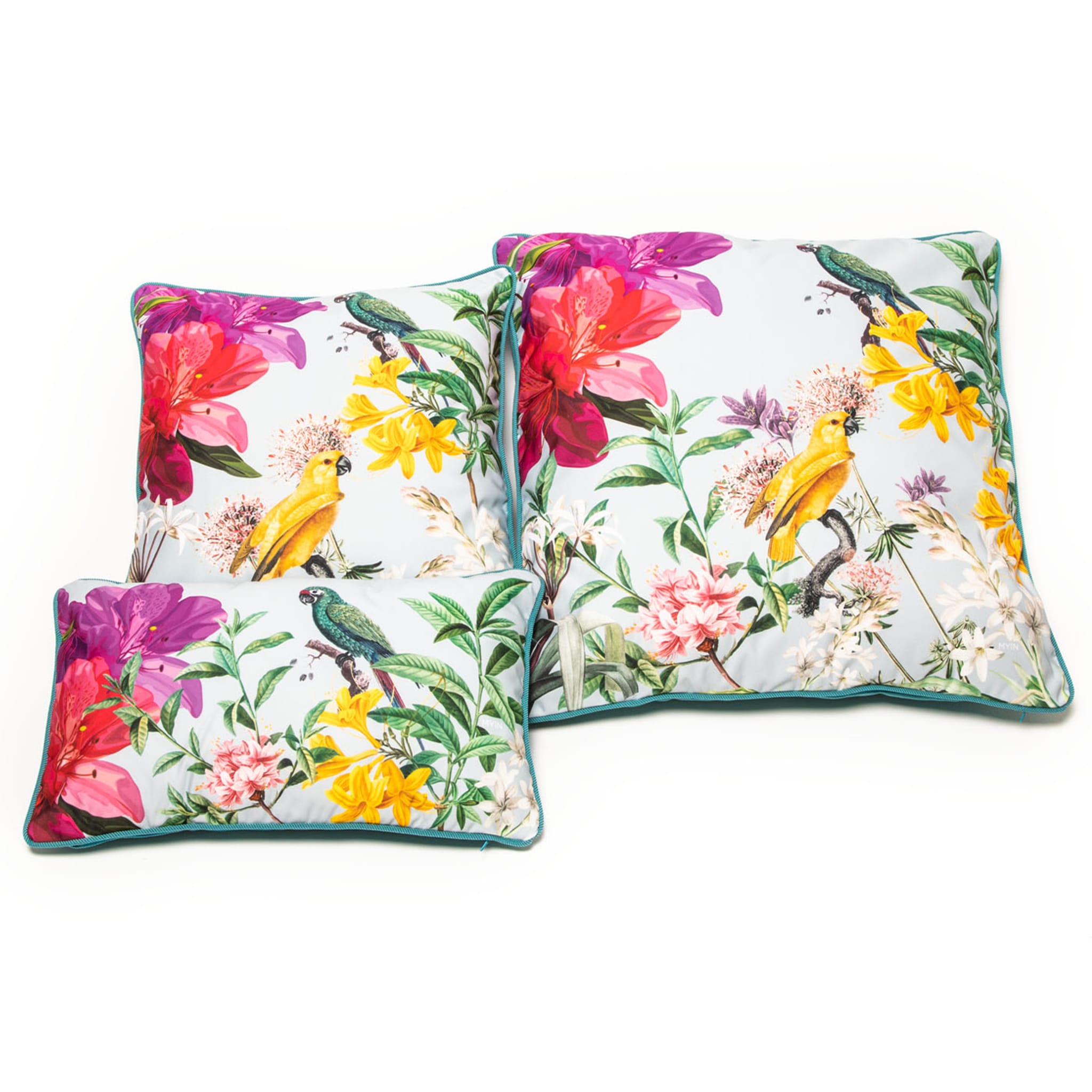 Mia Spring Waterproof Large Cushion by Luciana Gomez - Alternative view 2