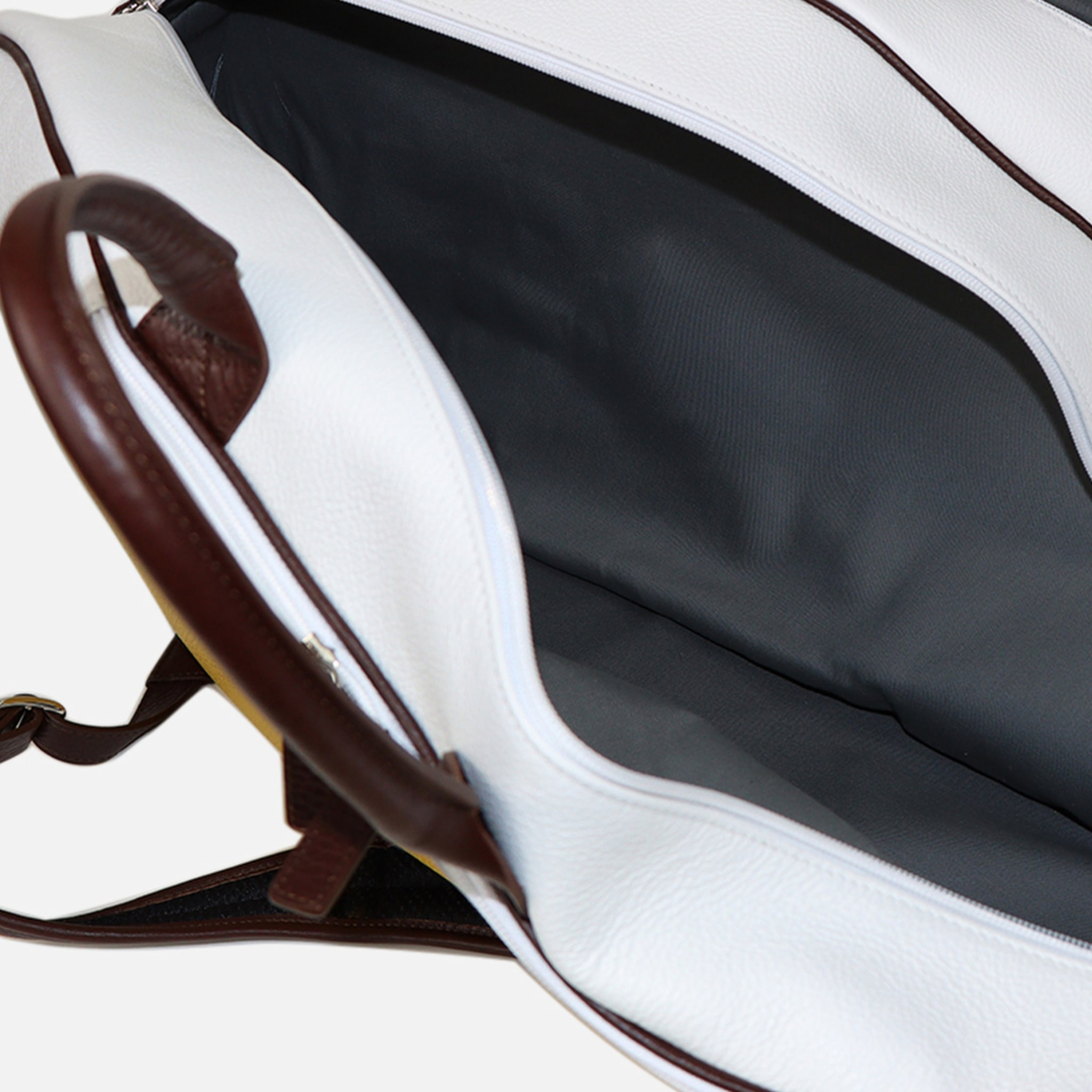White and Brown Tennis Bag - Alternative view 3