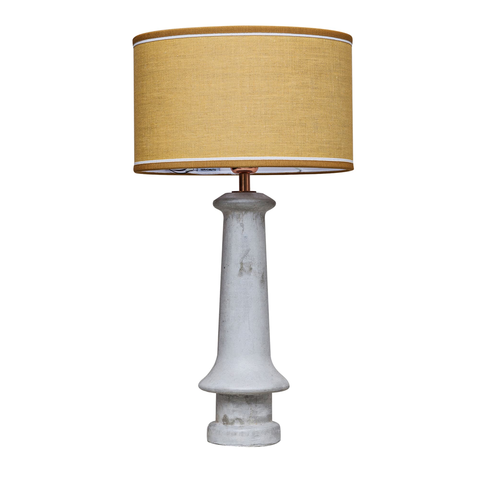 Cement Yellow Table Lamp - Main view