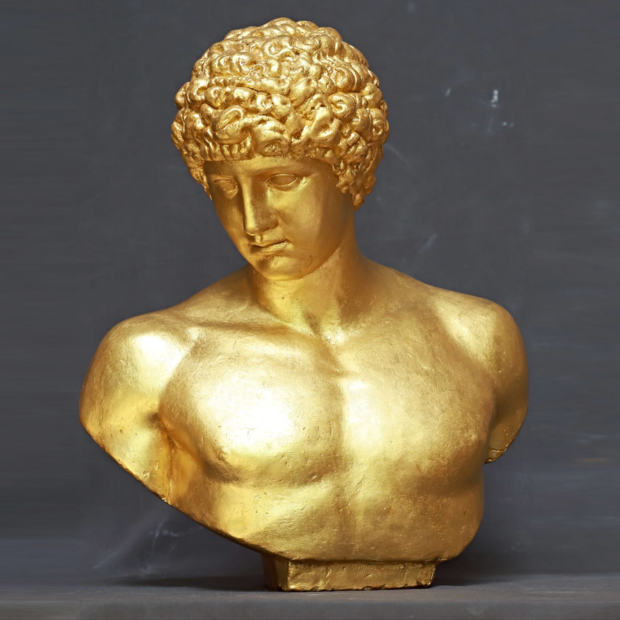 Antinoo Golden-Plaster Sculpture - Alternative view 5