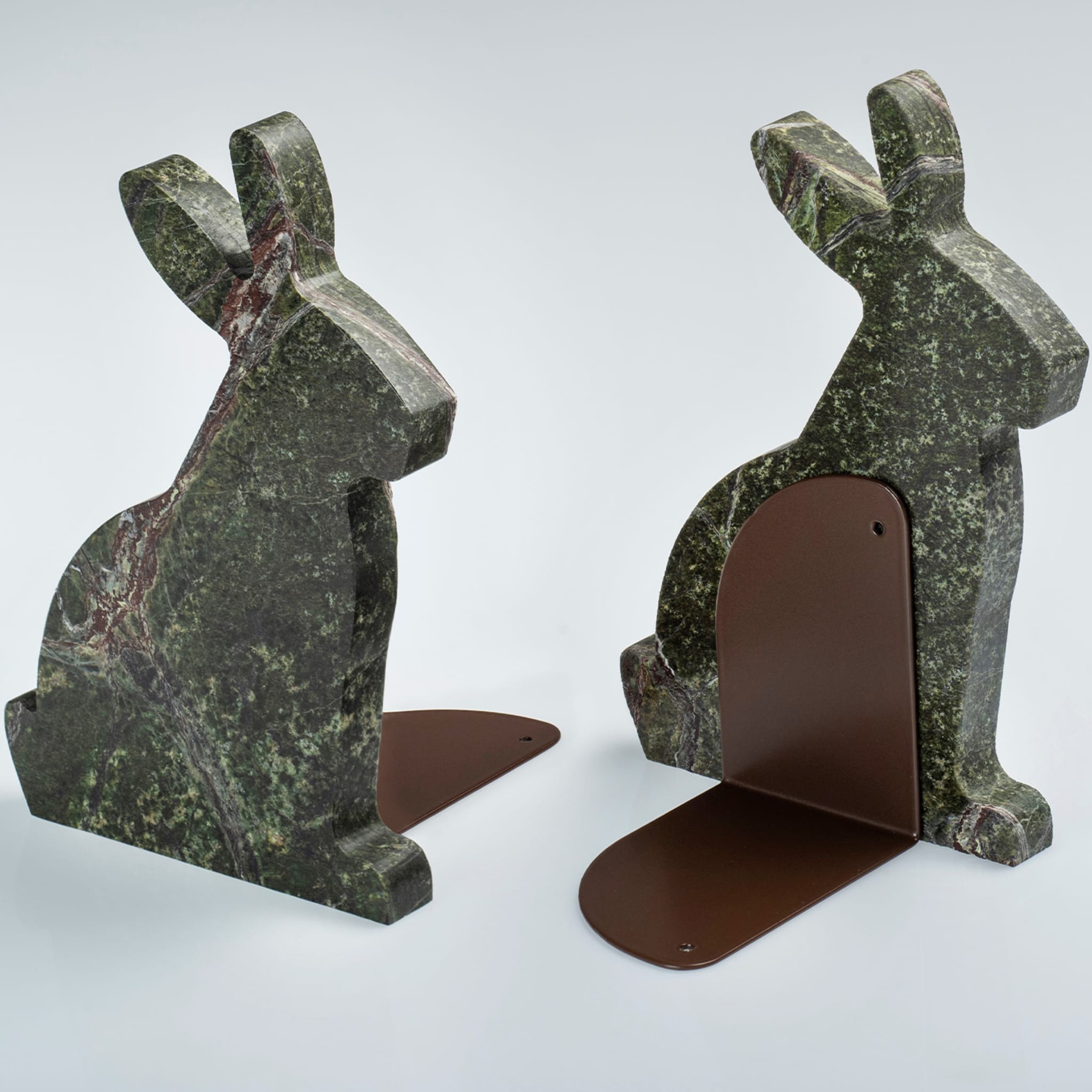 Bunny Picasso Green Right Bookend by Alessandra Grasso - Alternative view 2