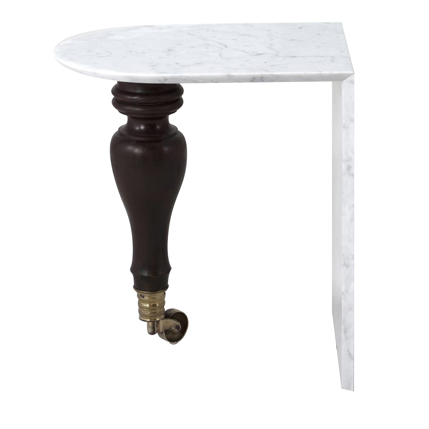 PianoForte Carrara Marble Side Table - DF DesignLab