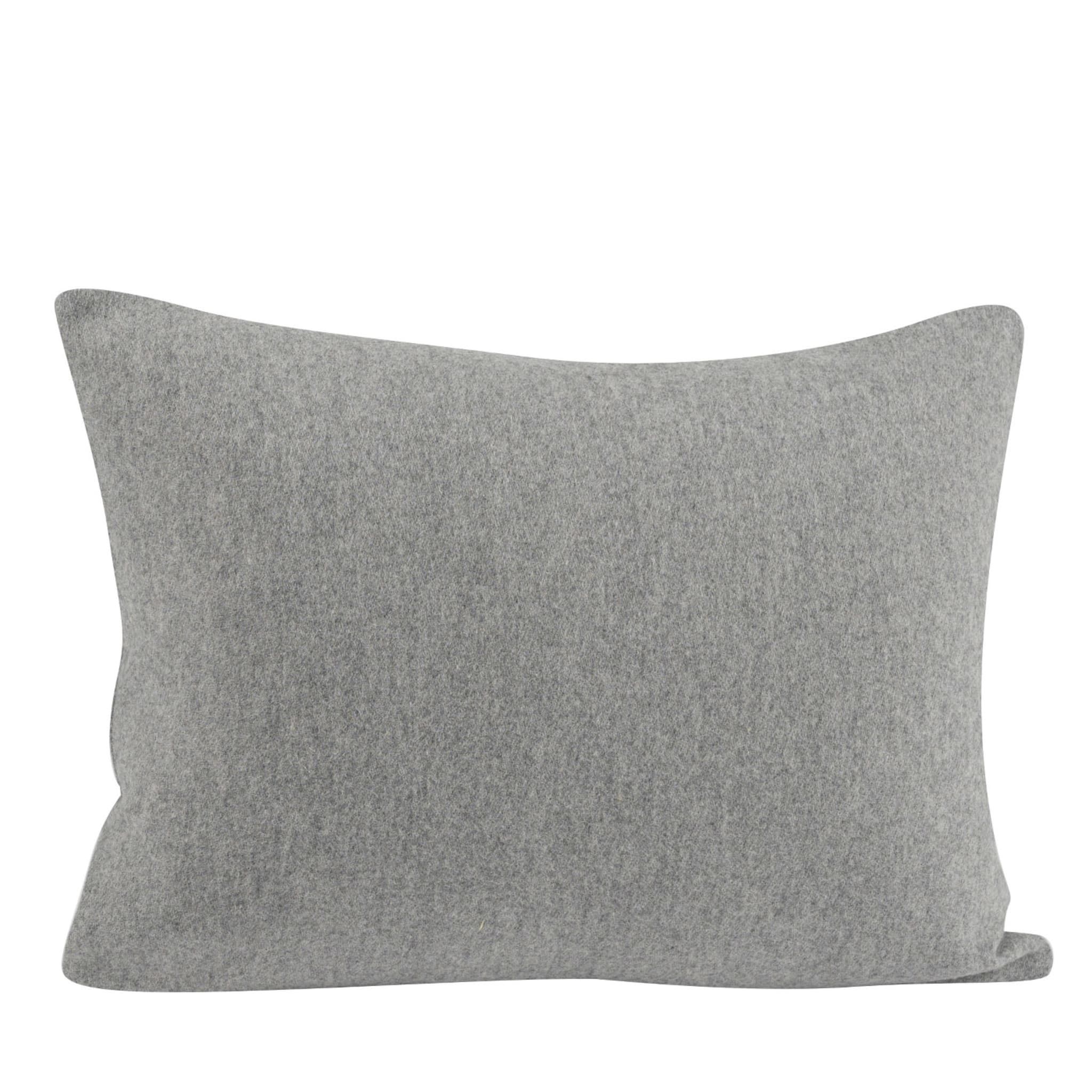 Defilé Rectangular Gray Cushion - Main view