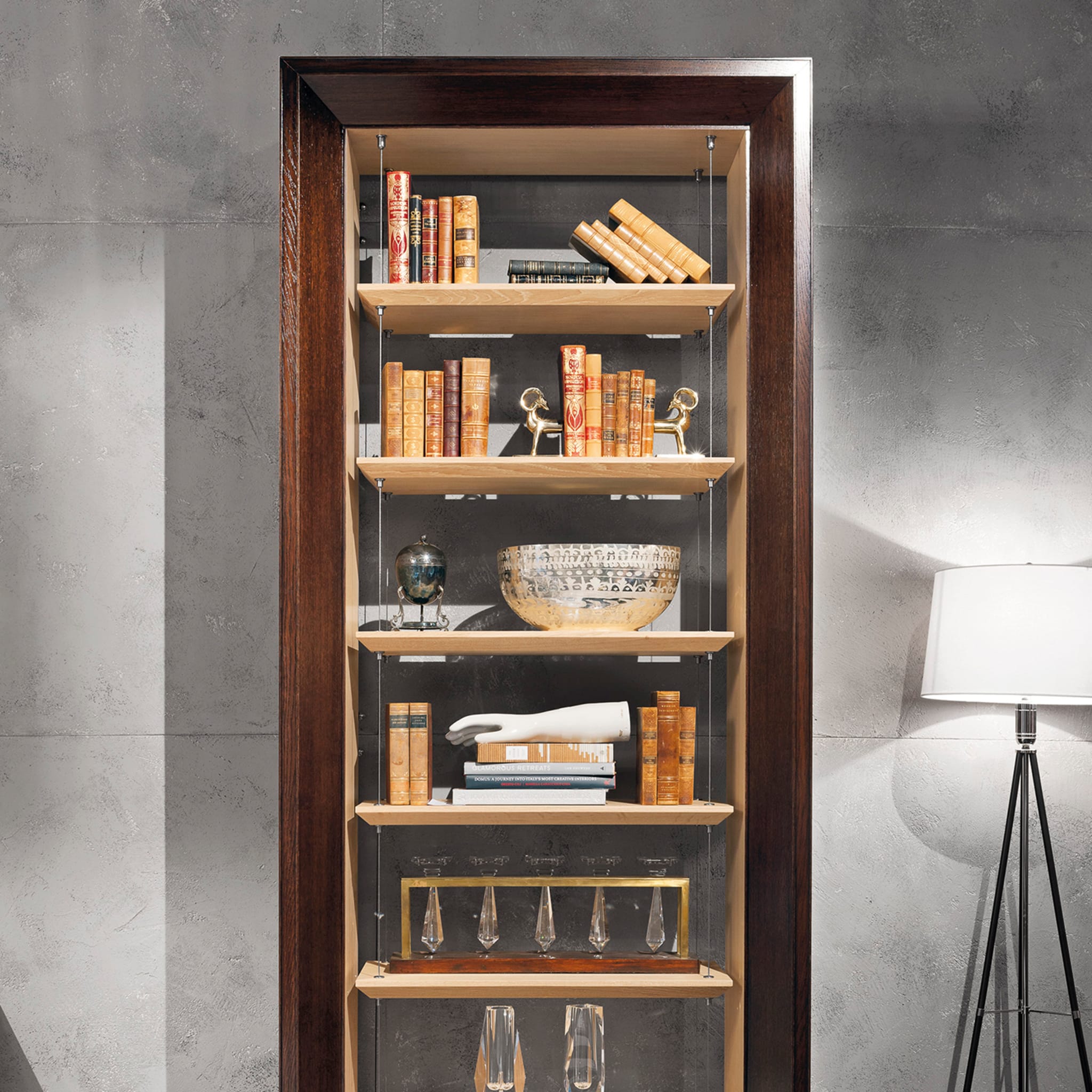 Oak Wood Bookcase - Alternative view 1