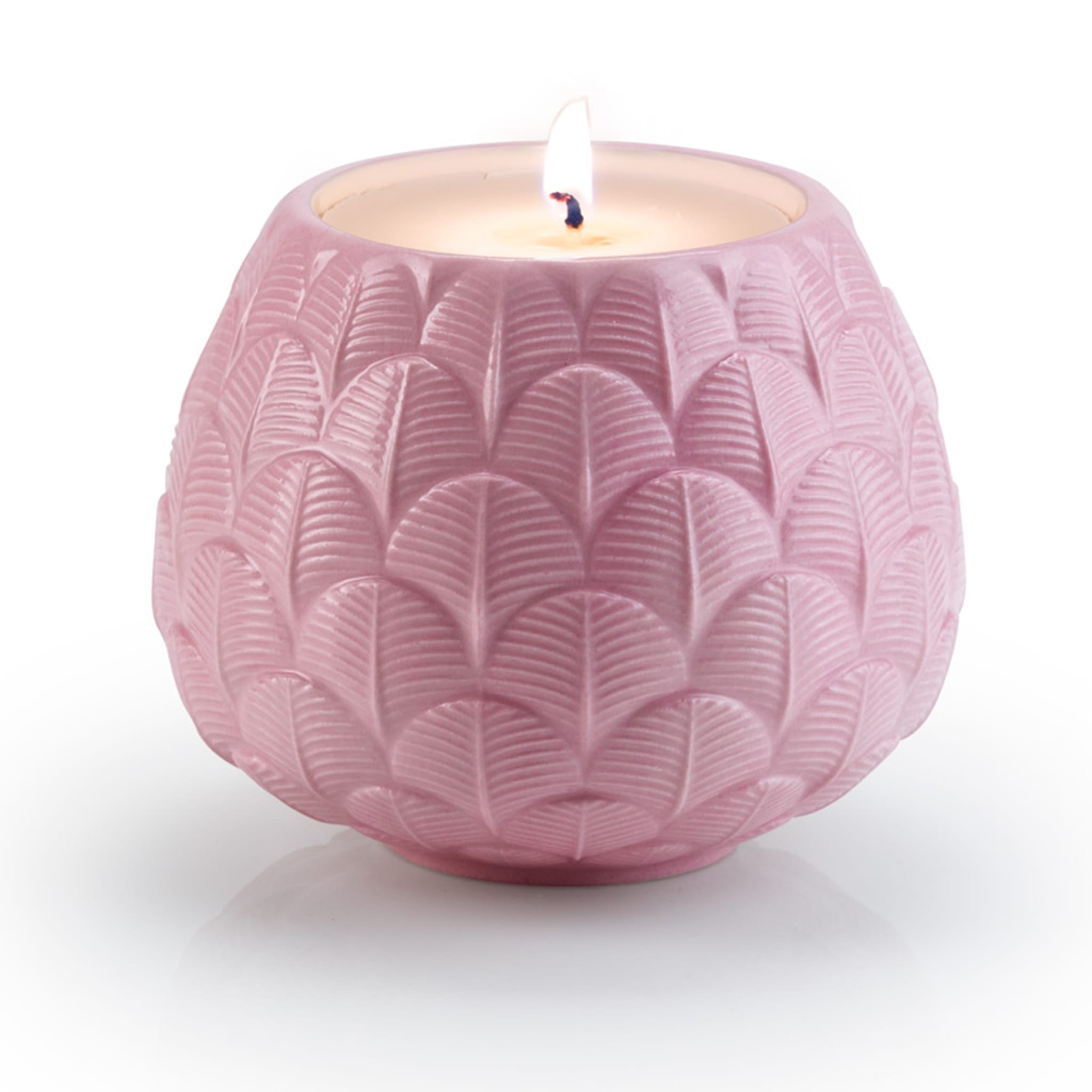 CHARLOTTE PEACOCK CANDLE COVER - RED Villari Home Couture