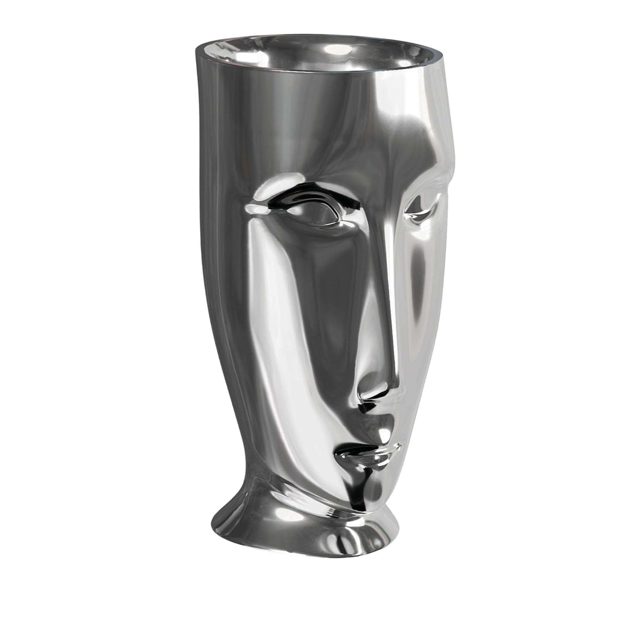 Vaso figurativo multifunzione in argento Moloco di Fabrizio Batoni - Vista principale