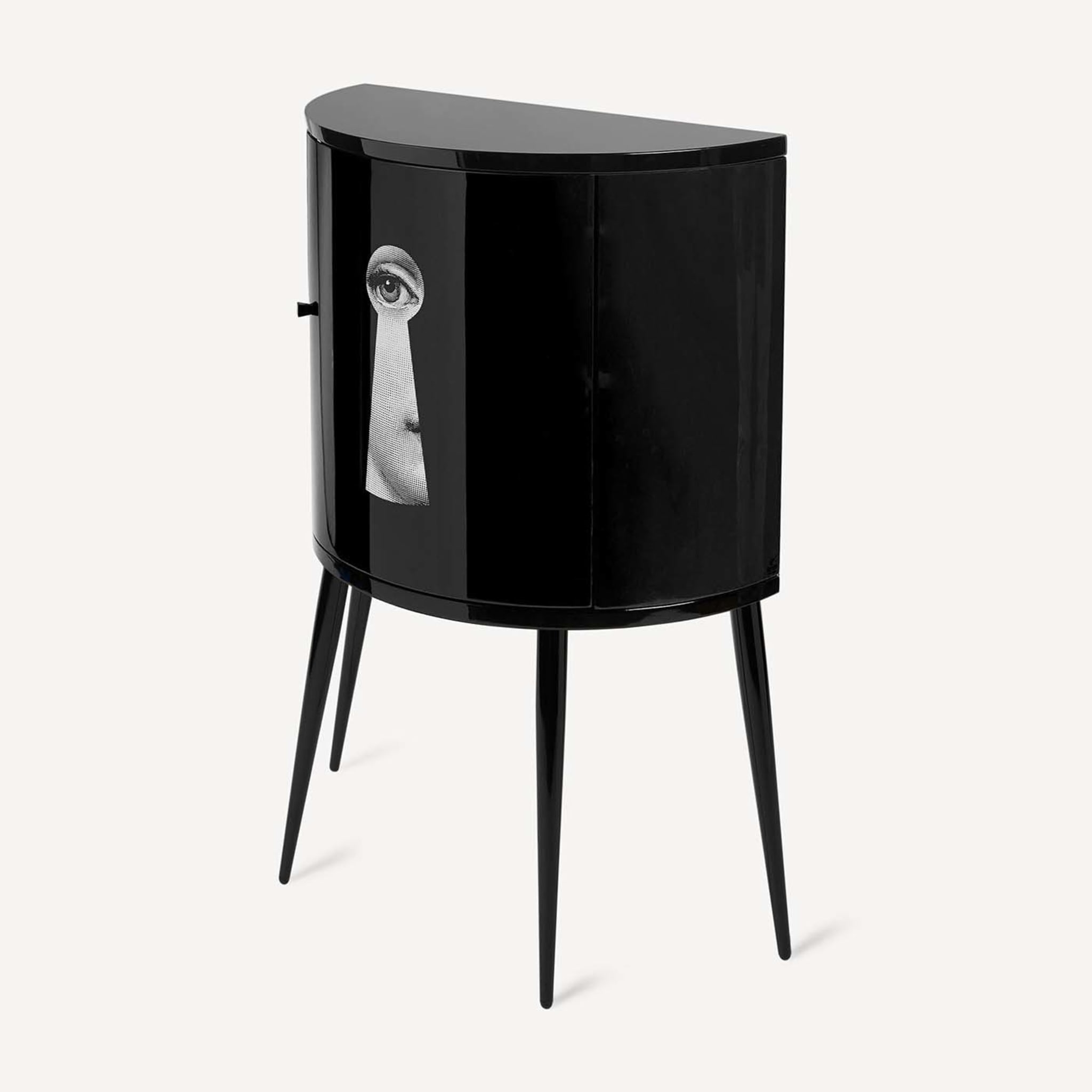 Serratura Black Curved Small Cabinet - Alternative view 2