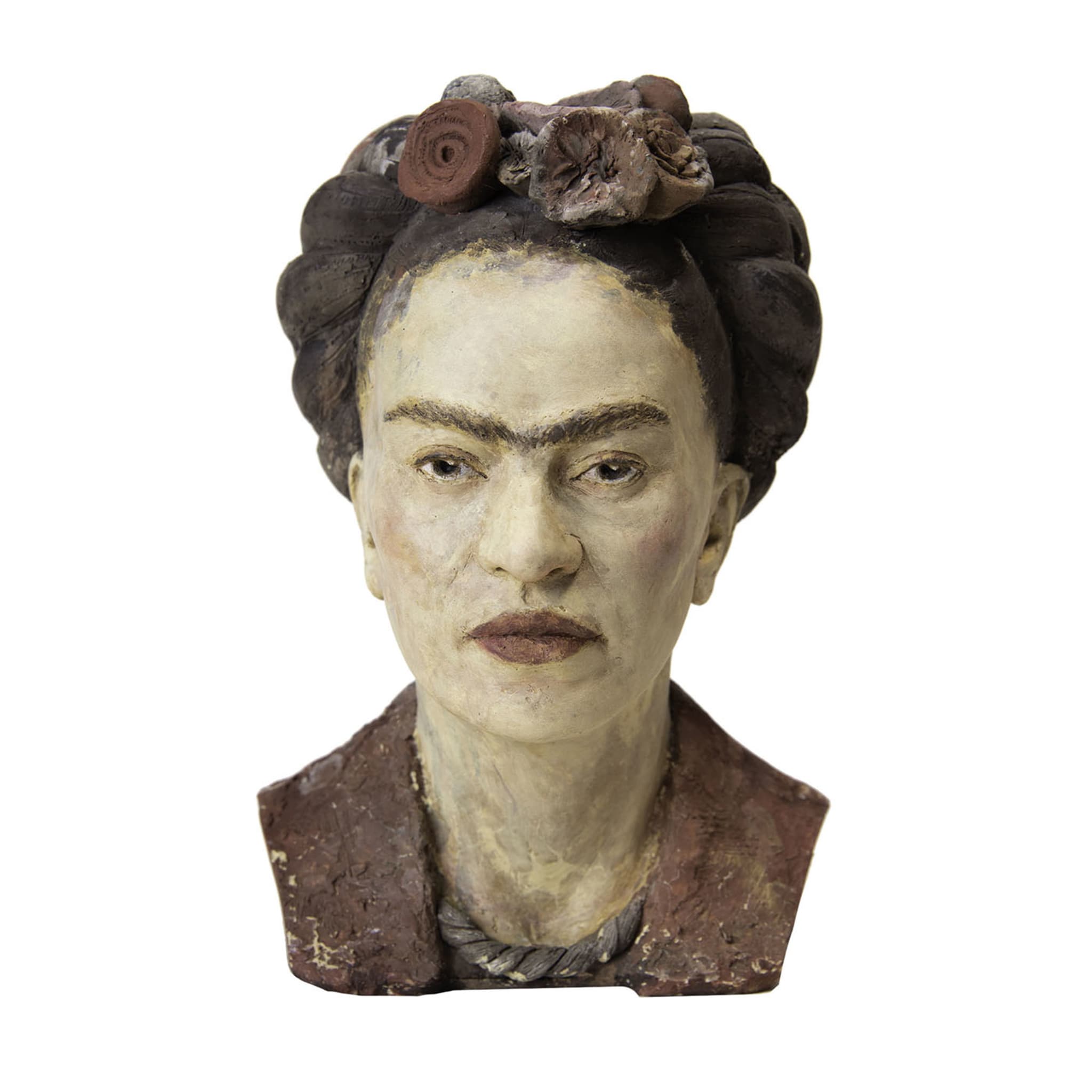 Sculpture polychrome Viva La Frida - Vue principale