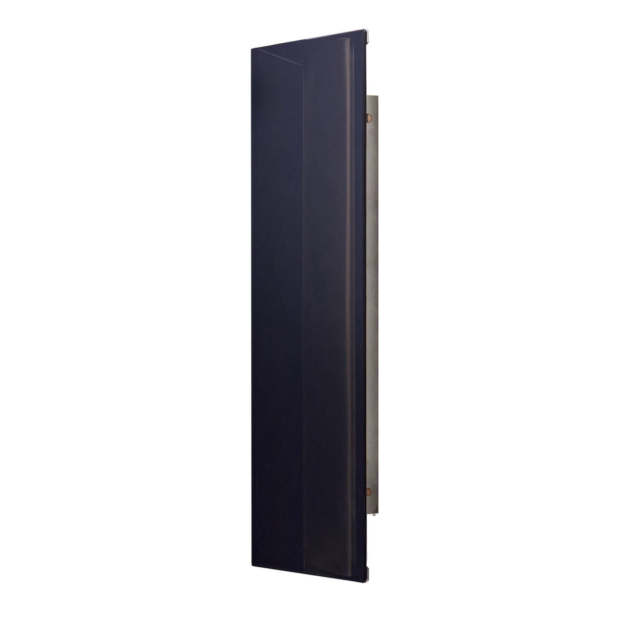 Spettro Small Black and Steel Sconce - Main view