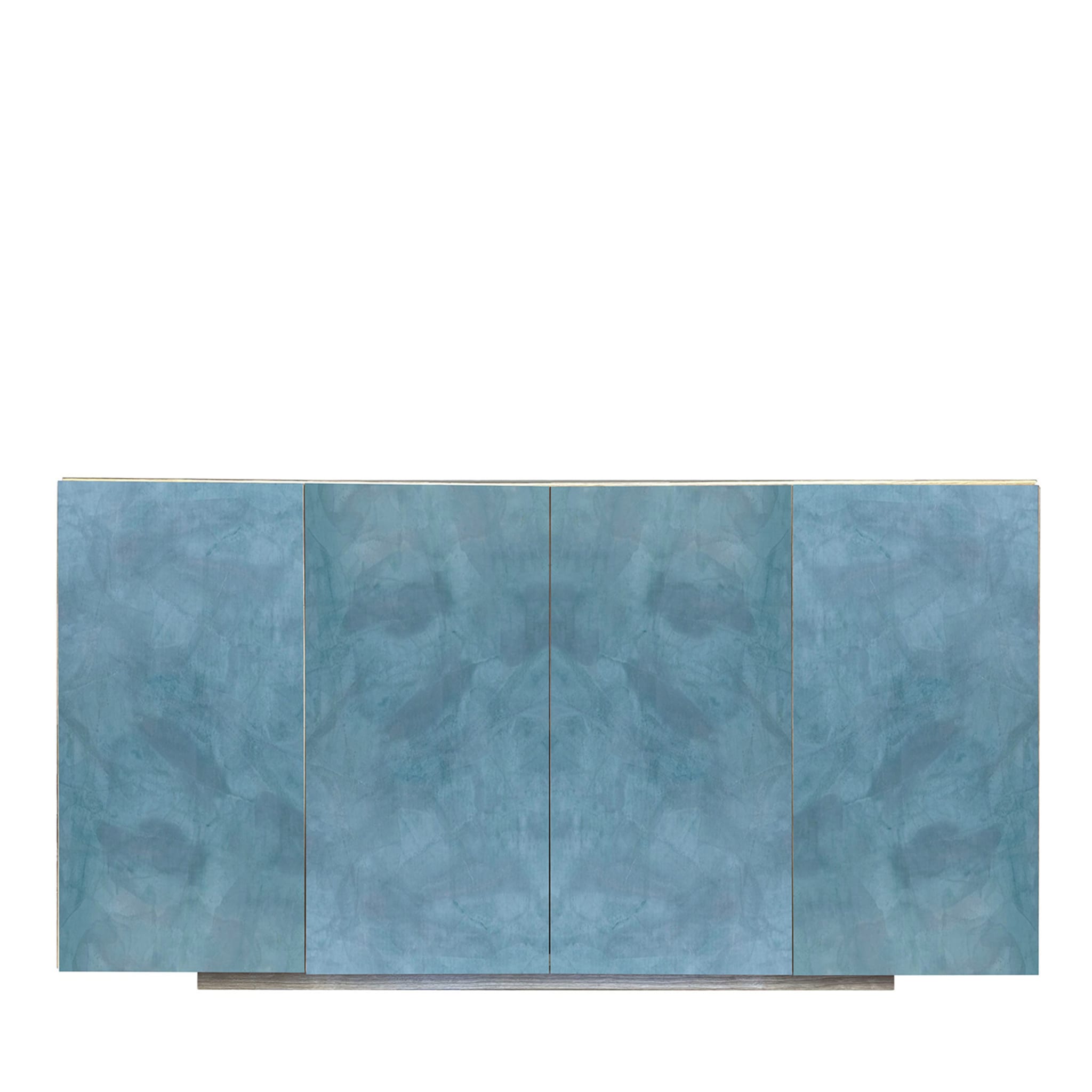 Boccadarno Sei 4-türiges blaues Sideboard von Meccani Studio - Hauptansicht