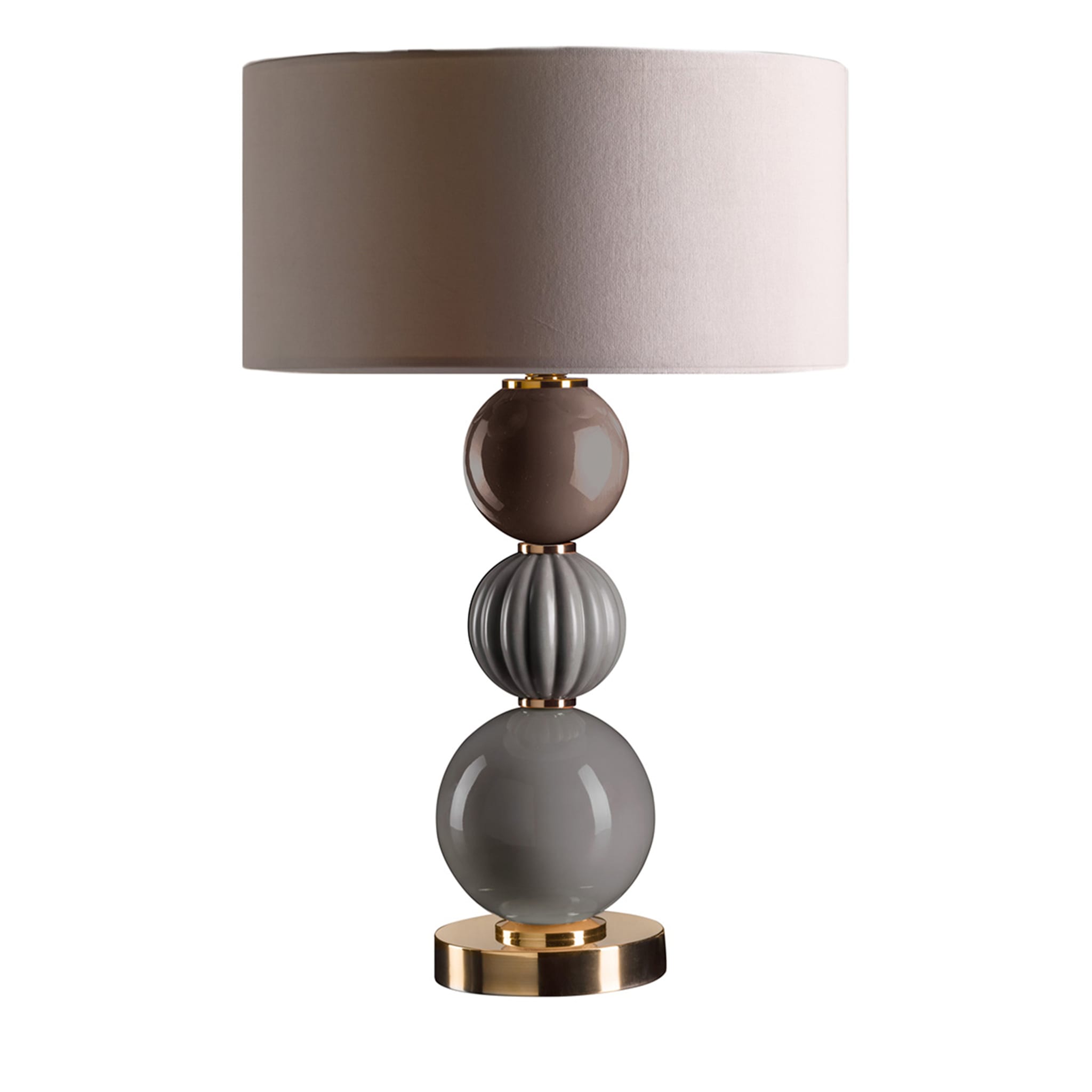 Lady V Large Taupe Table Lamp - Main view