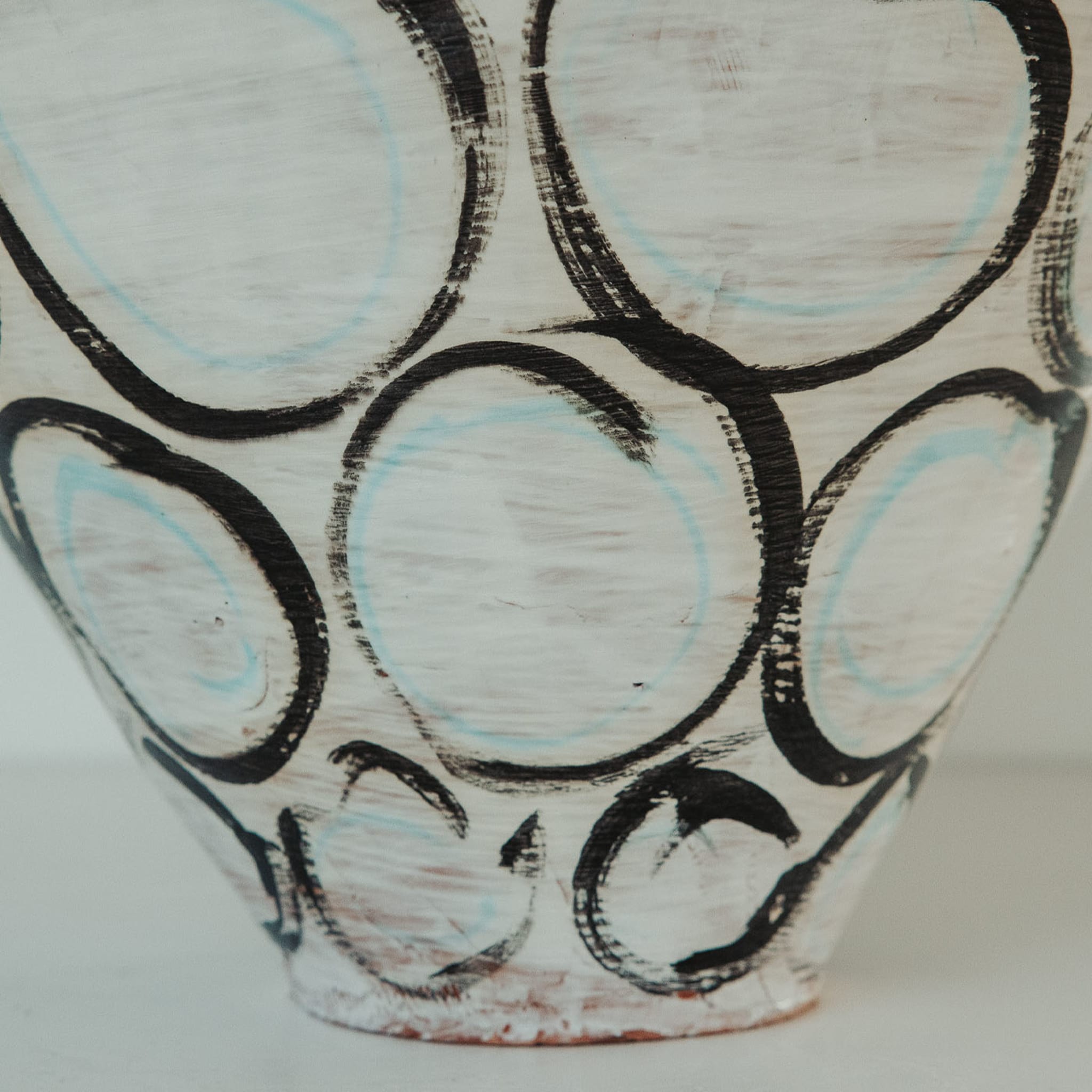 Mangan Vase &amp; Kupfer Grüne Kreise - Alternative Ansicht 2