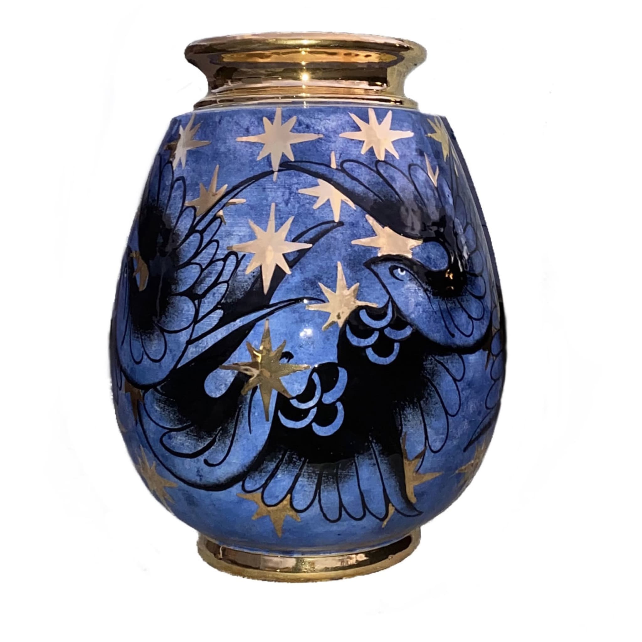 Vase en céramique bleue - Vue principale