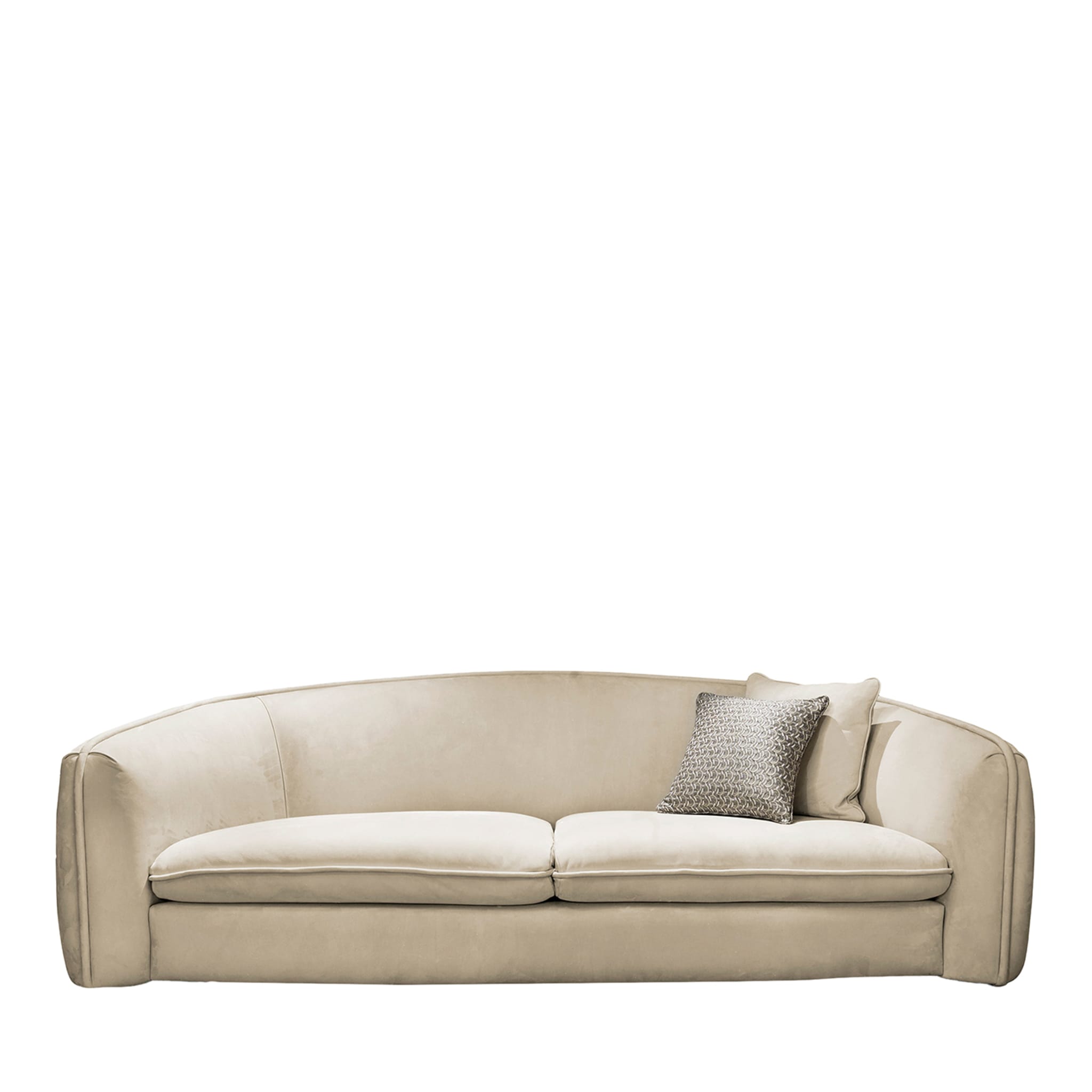 Nabuk Leather Sofa - Main view