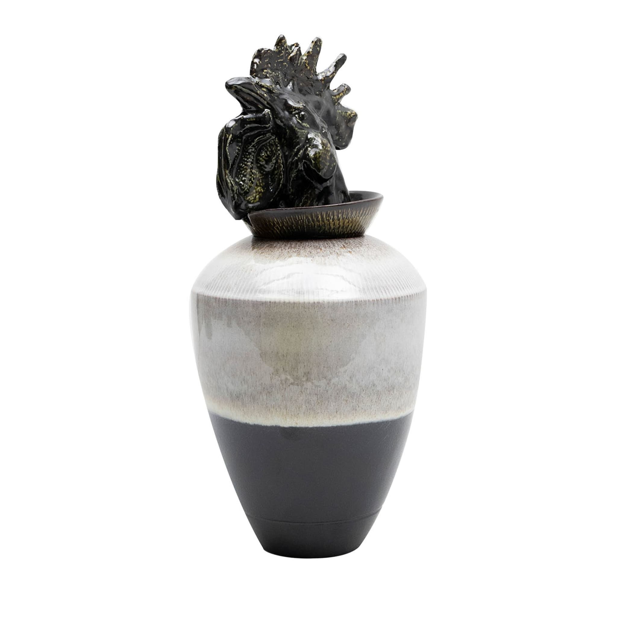 Vase noir et blanc Canopo Gallo #1 - Vue principale