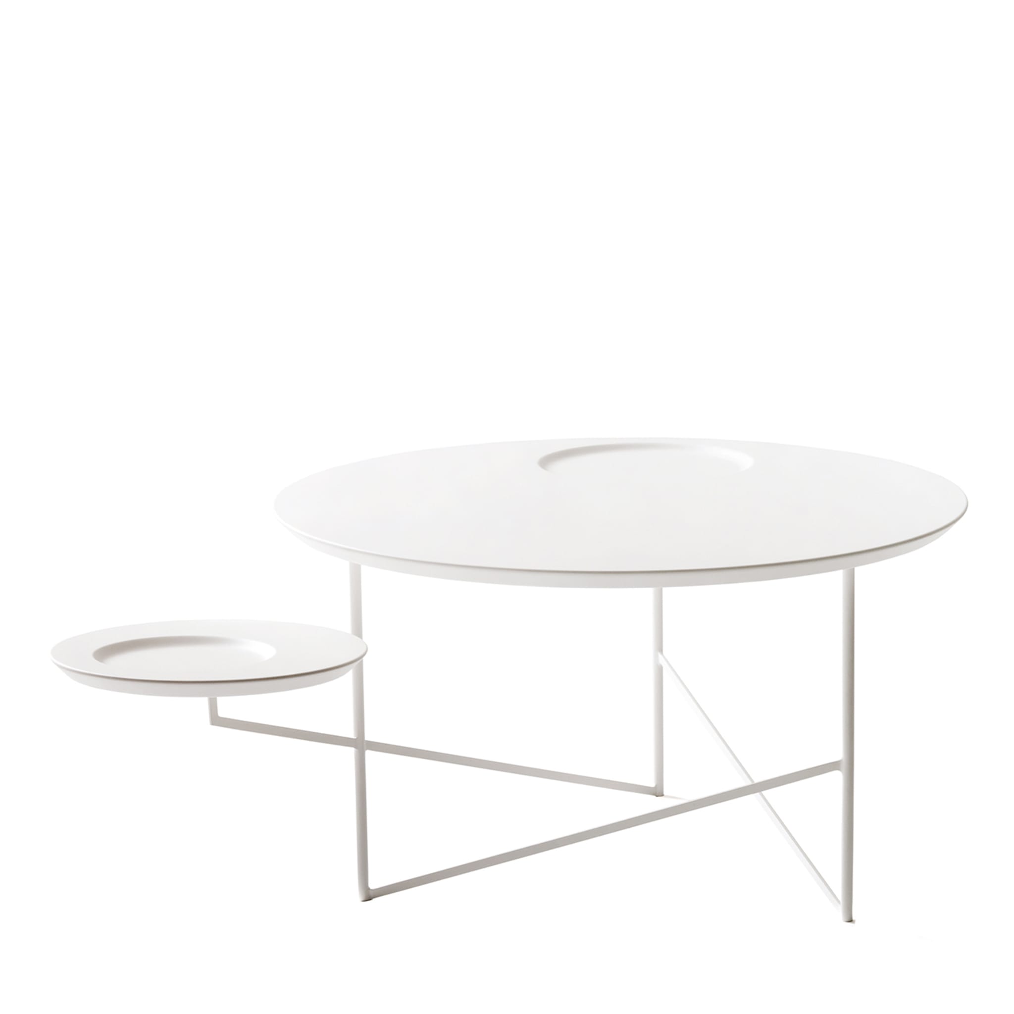 Tavolino bianco Keplero di Nicola Gisonda - Vista principale