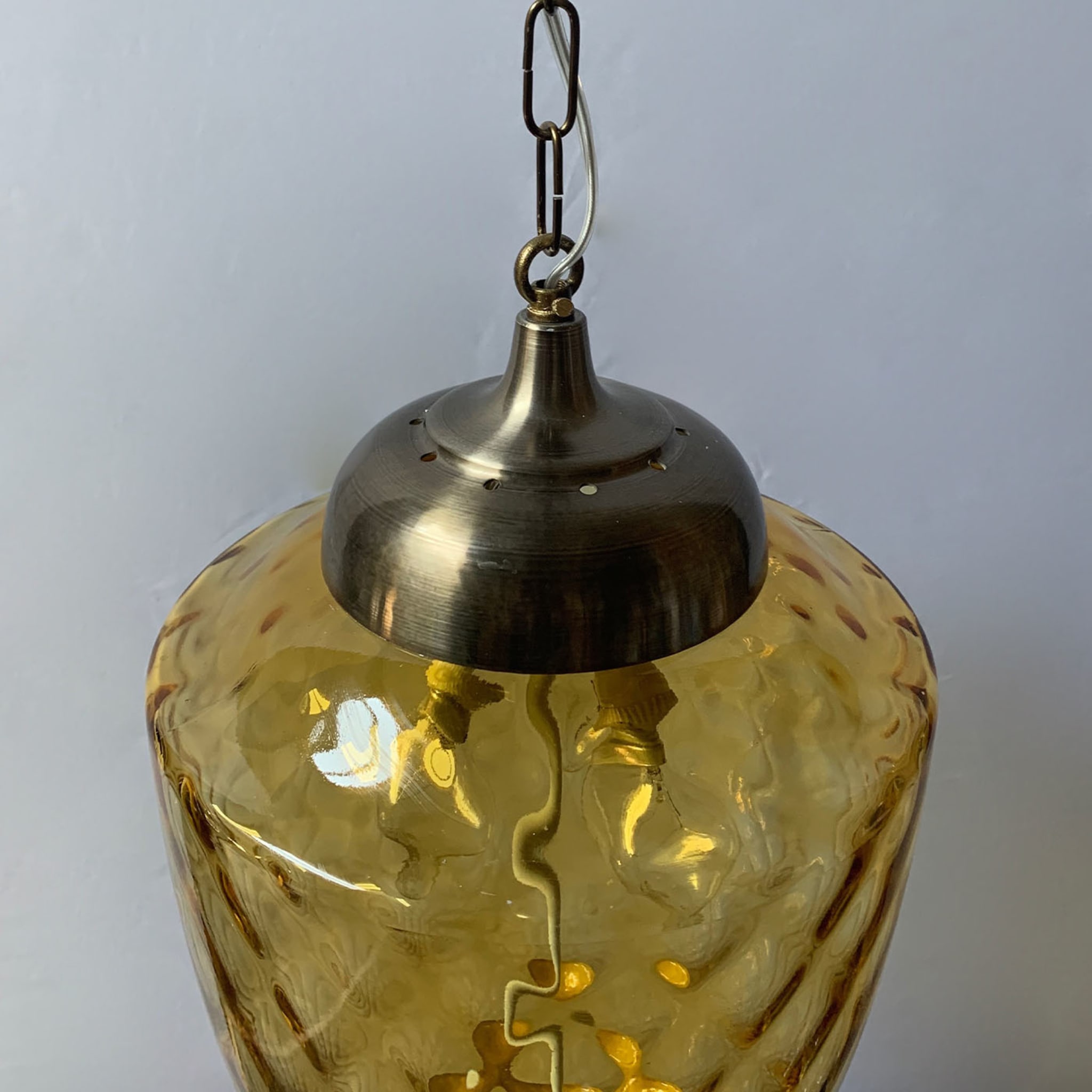 Amber Lantern Pendant Lamp - Alternative view 1