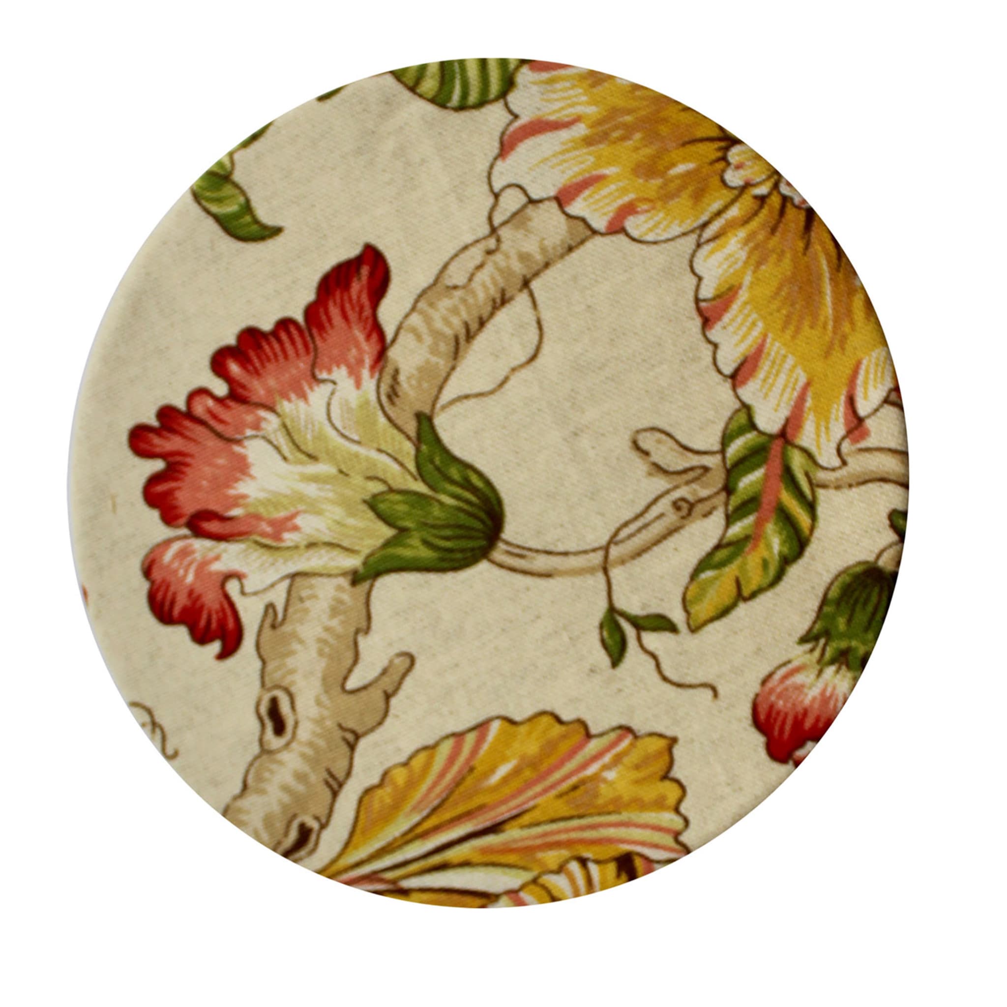 Set of 2 Cuffiette Extra-Small Round Floral Placemats #1 - Main view