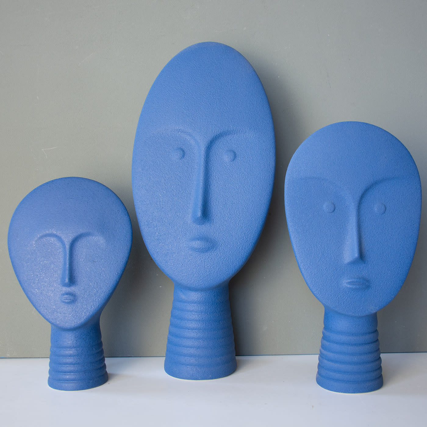 Set of 3 Indian Masks by Giuseppe Bucco - Lineasette