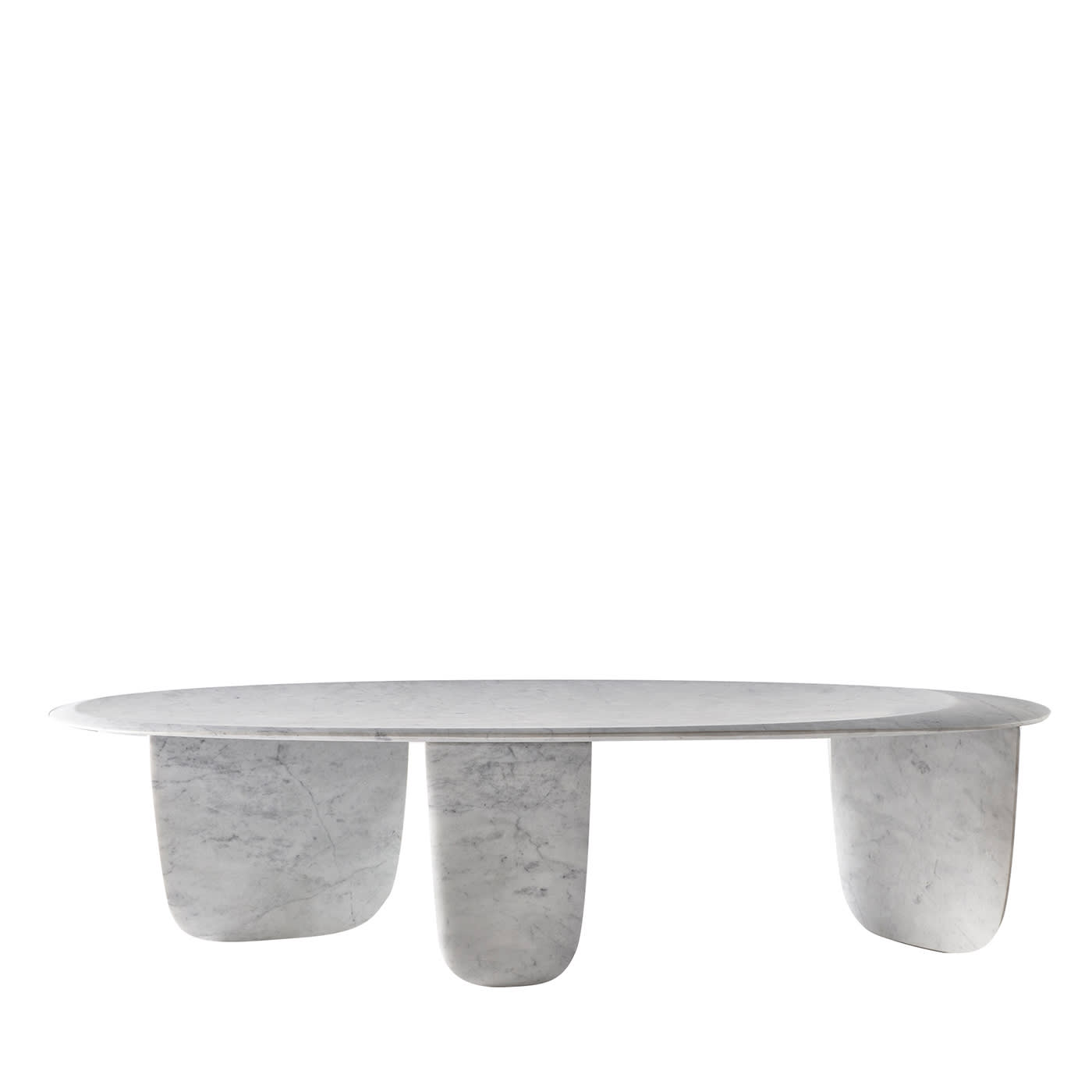 Sesi A White Coffee Table by Martinelli Venezia Studio - Lithea