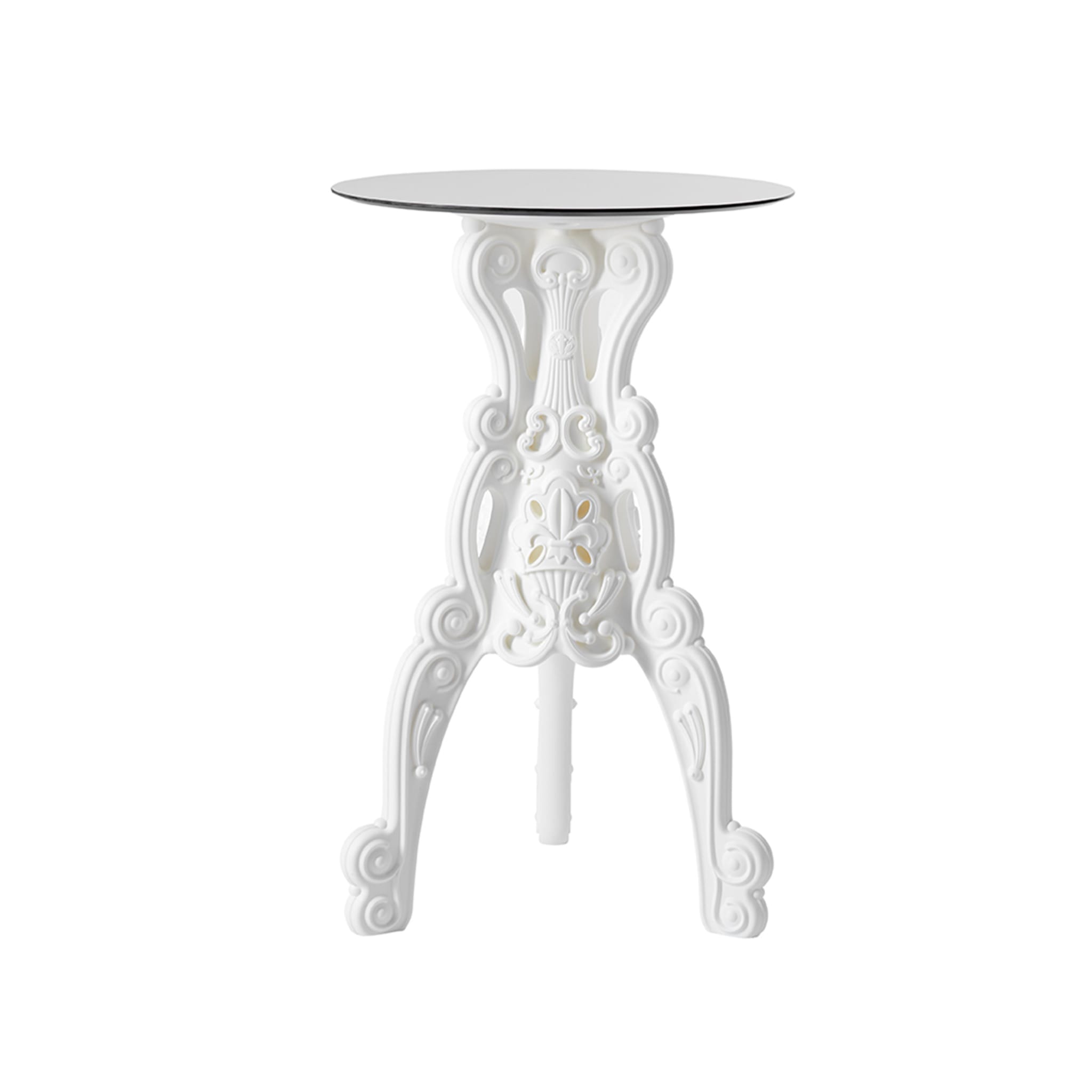 Master of Love White Bistro Table with Round Top - Alternative view 2