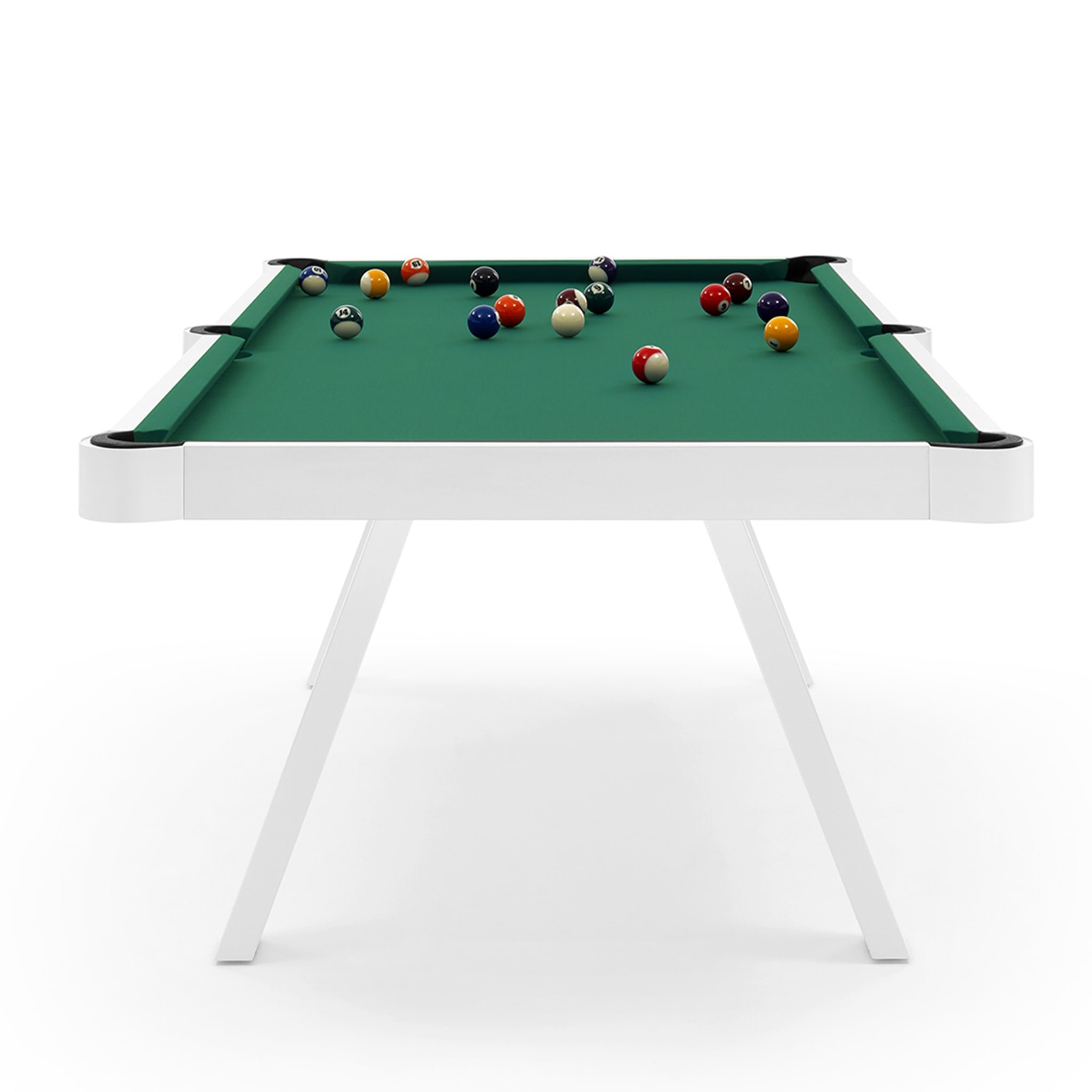 Carambola Etoile 7' White Pool Table by Basaglia + Rota Nodari - Alternative view 2