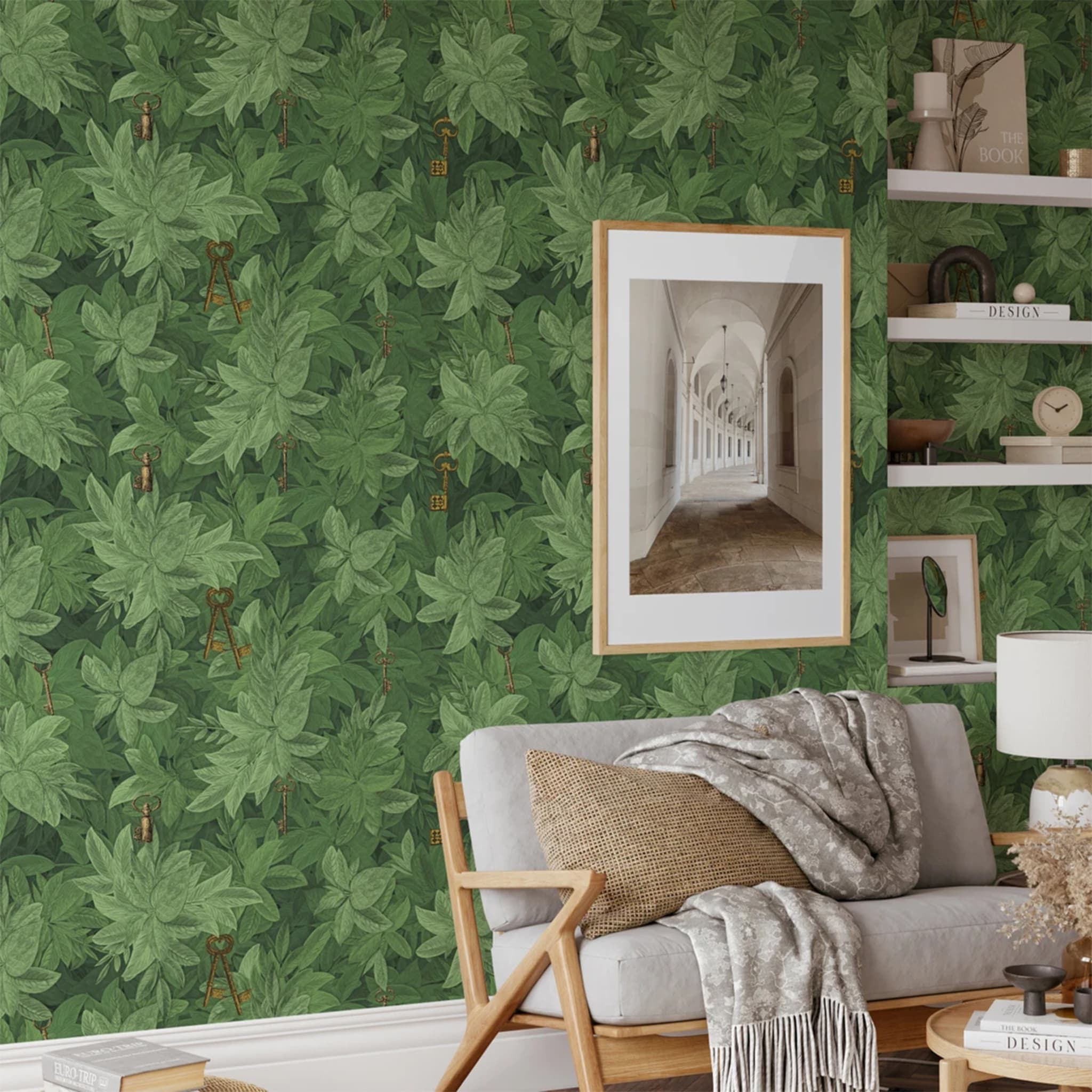 Green Ivy Leaves Wallpaper - Alternative view 5