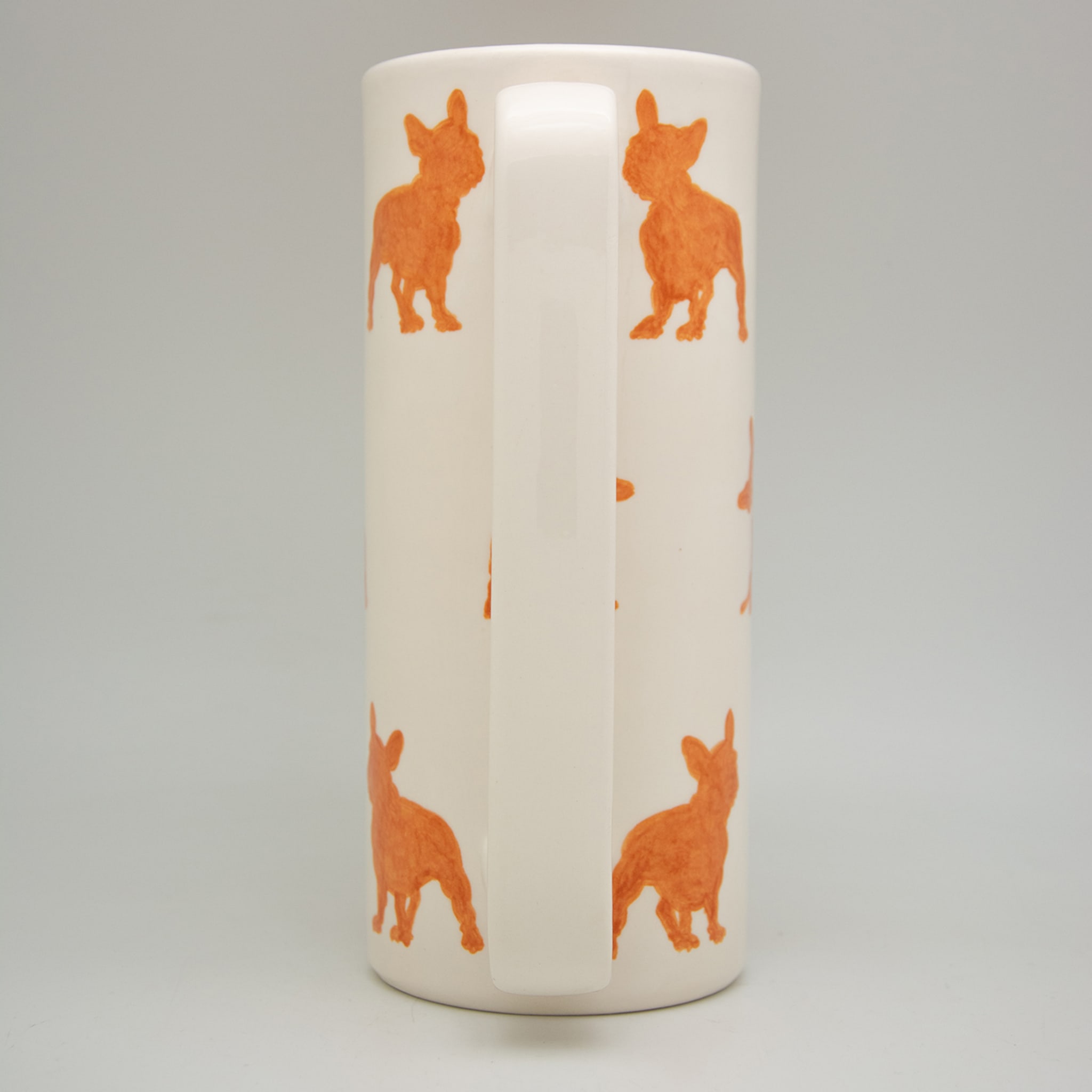 Serlio French Bulldog Orange Ceramic Carafe - Alternative view 3