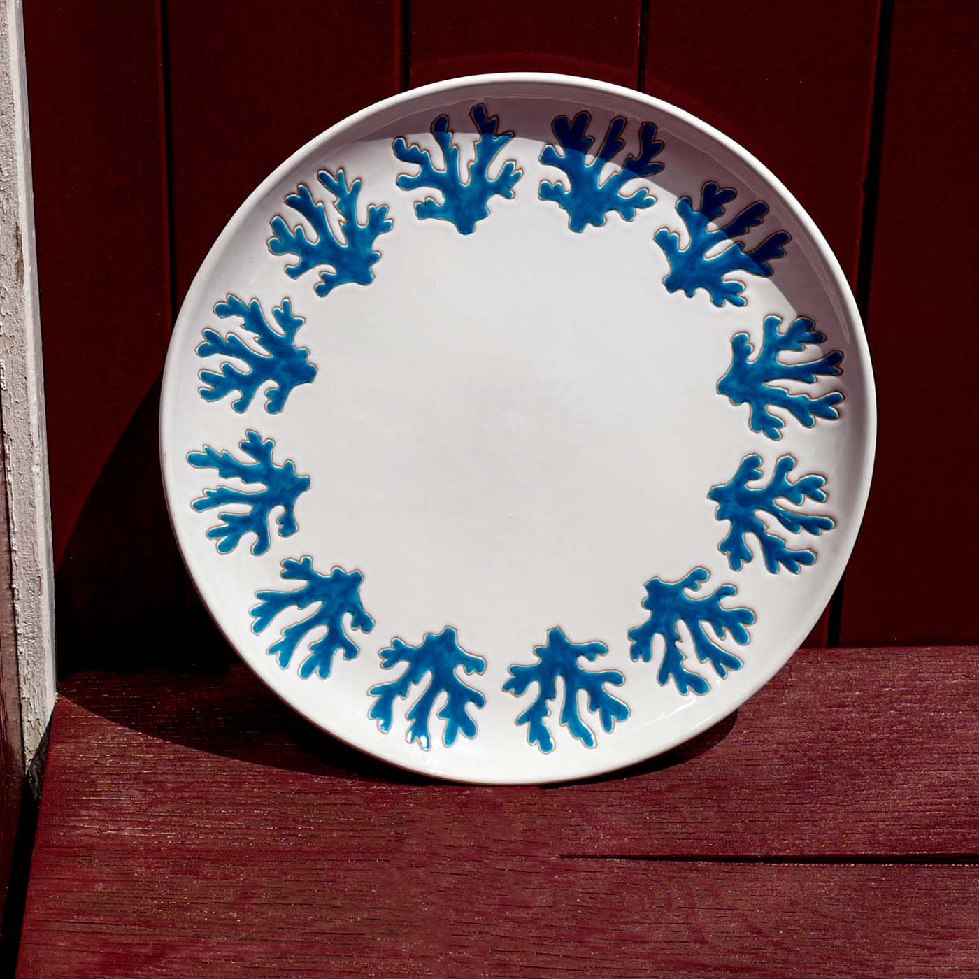 Corallo Turquoise Round Dinner Plate - Cerasarda
