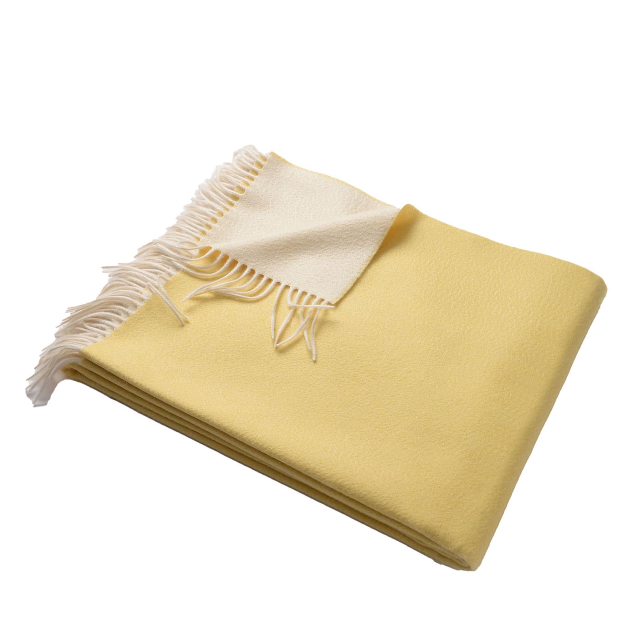 Yellow best sale cashmere throw