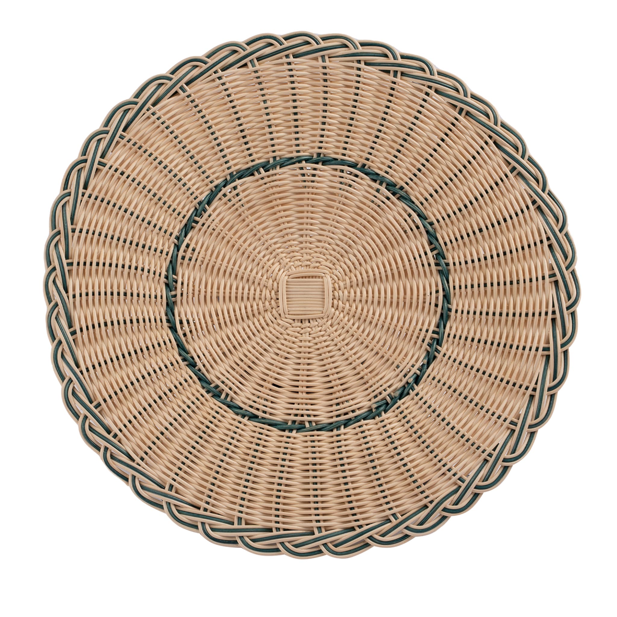 Dalia Blue and Natural Wicker Placeholder - Main view