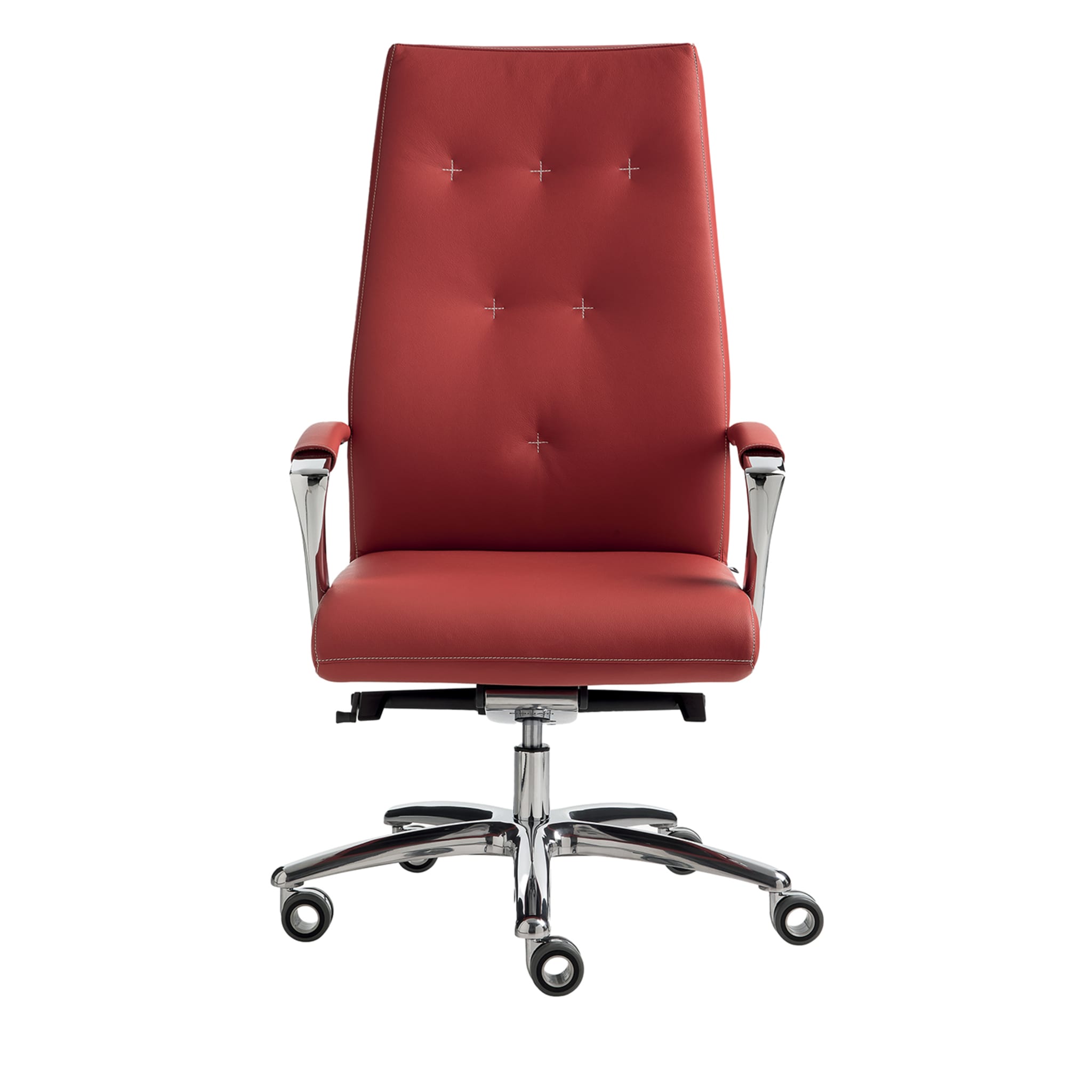 One Red Swivel Armchair - Main view