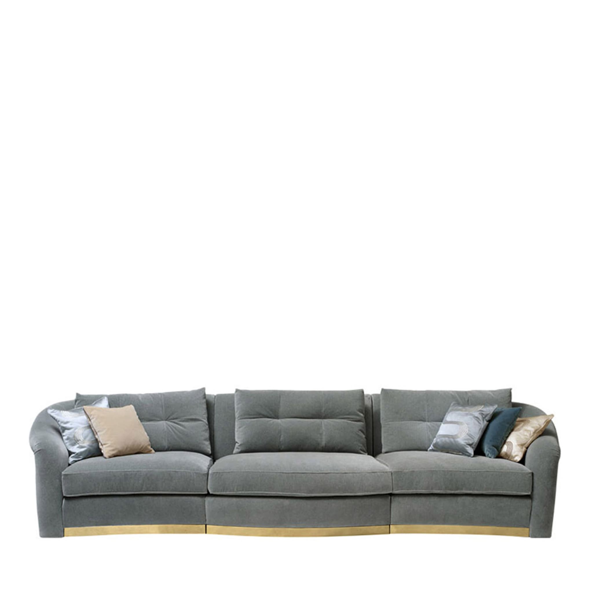 Madame 3-Seat Gray Sofa - Main view