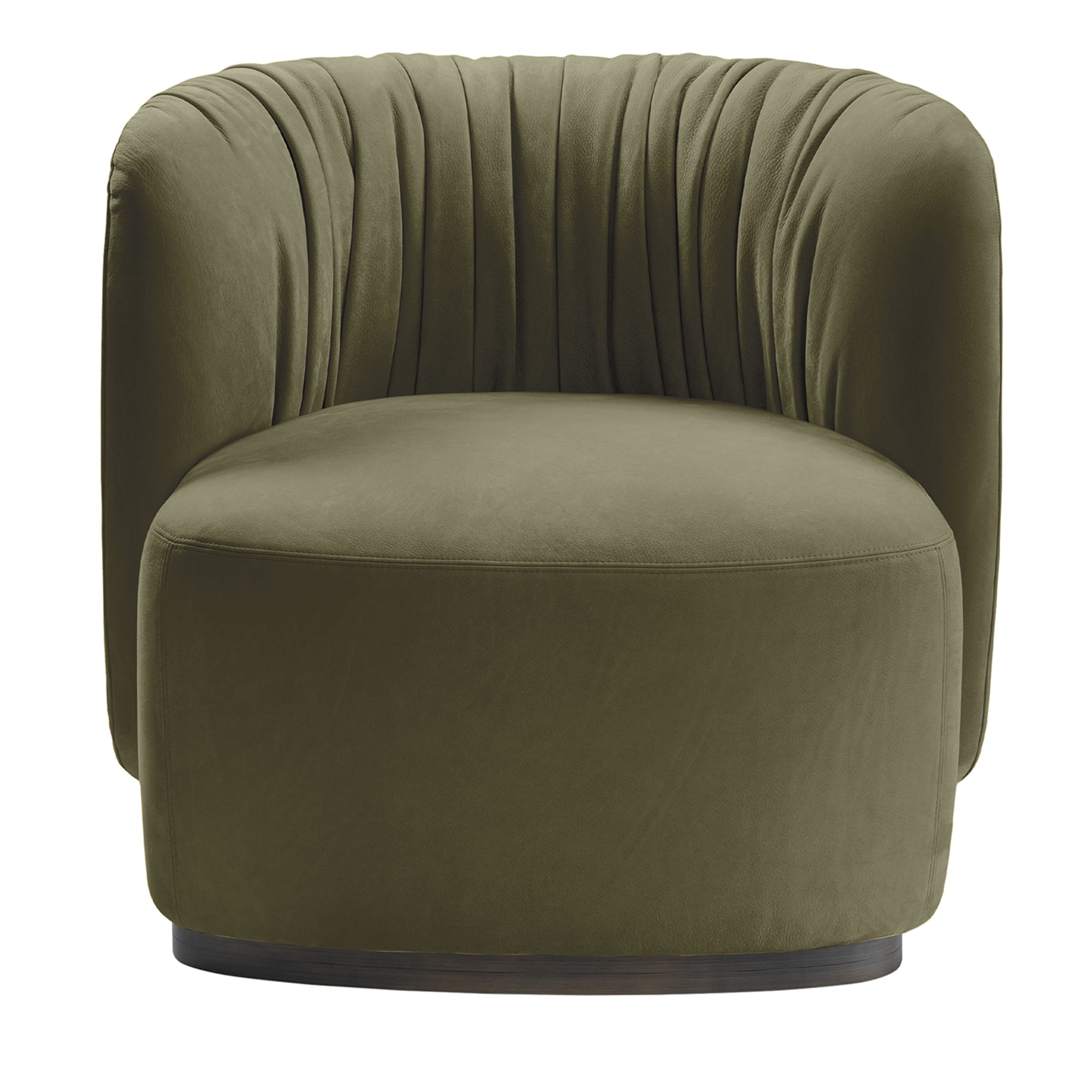 Sipario Green Armchair by Lorenza Bozzoli - Main view