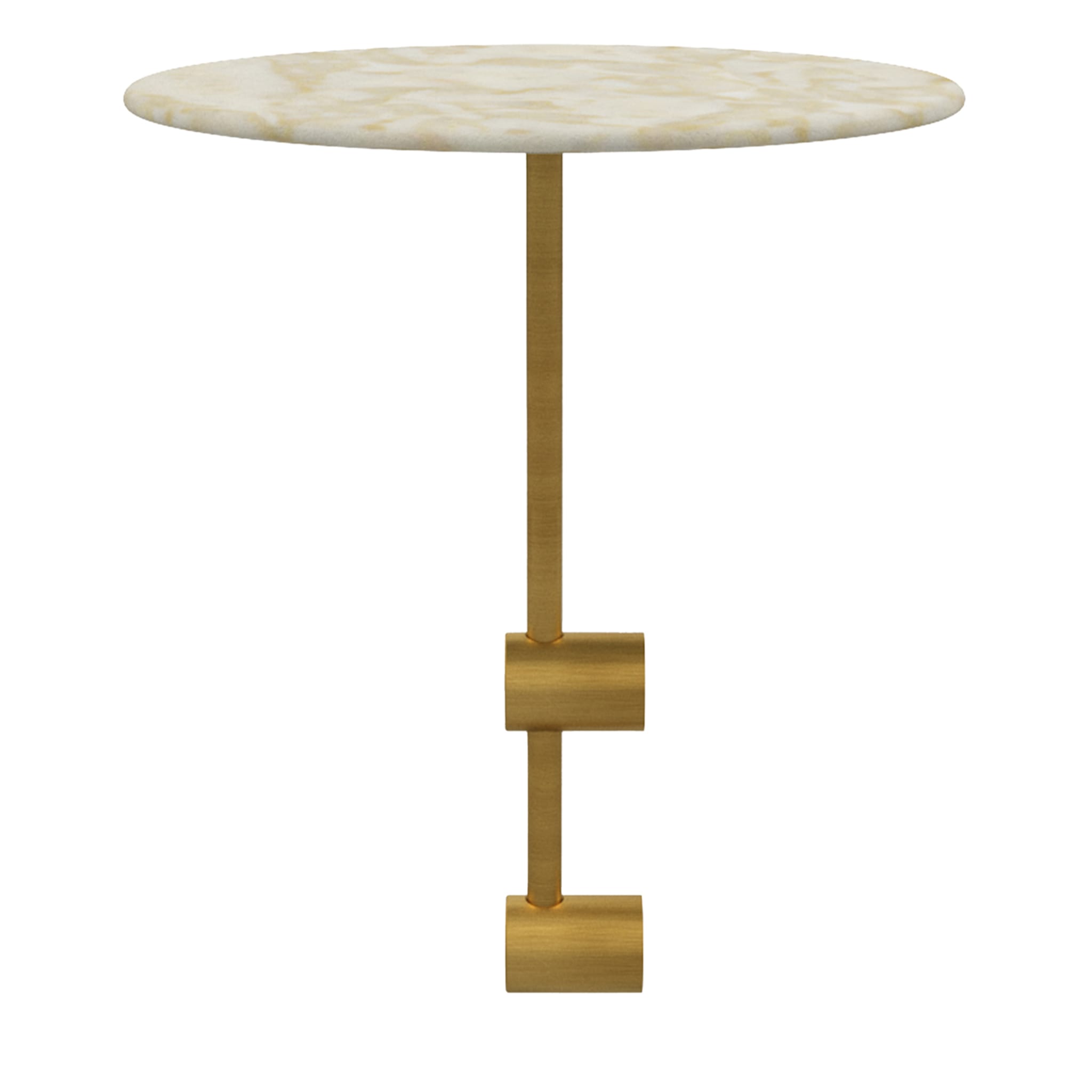 Mythos Left Sofa with Marble Side Table (Canapé gauche avec table d'appoint en marbre) - Vue alternative 1