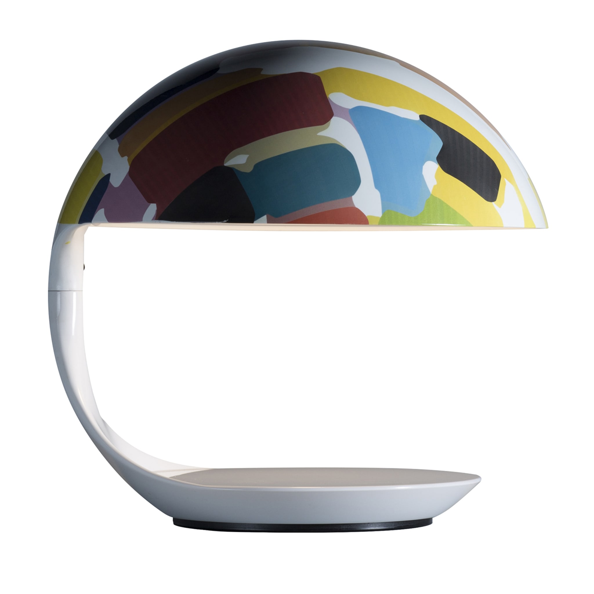 Lampada da tavolo con texture Cobra di Michel Bouquillon - Vista principale