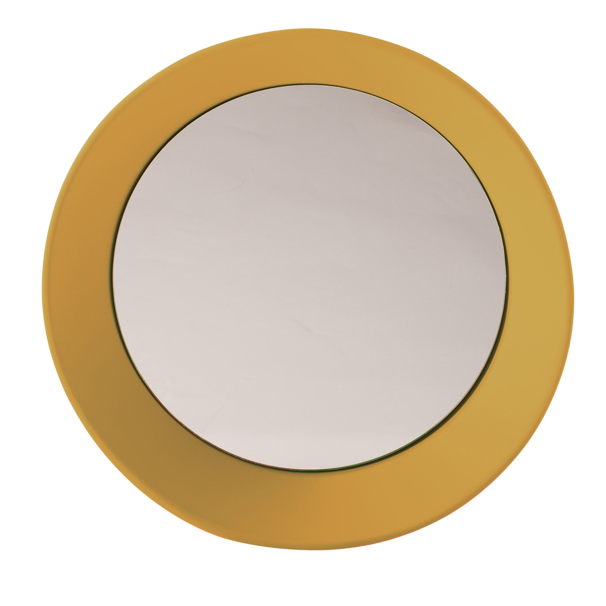 Girotondo, piccolo specchio da parete rotondo giallo di Zaven - Vista principale
