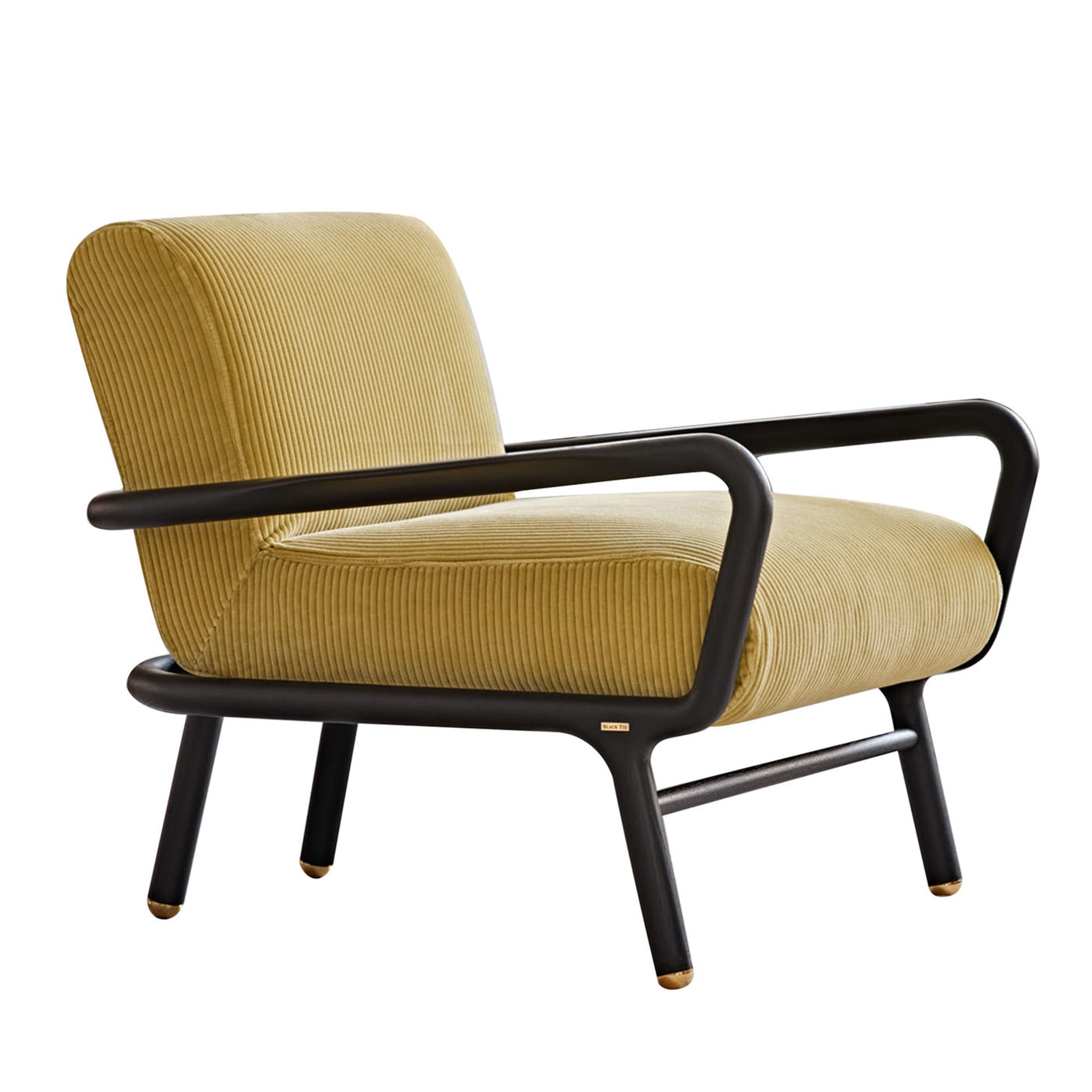 Girò Moka &amp; Yellow Lounge Chair - Vista principale