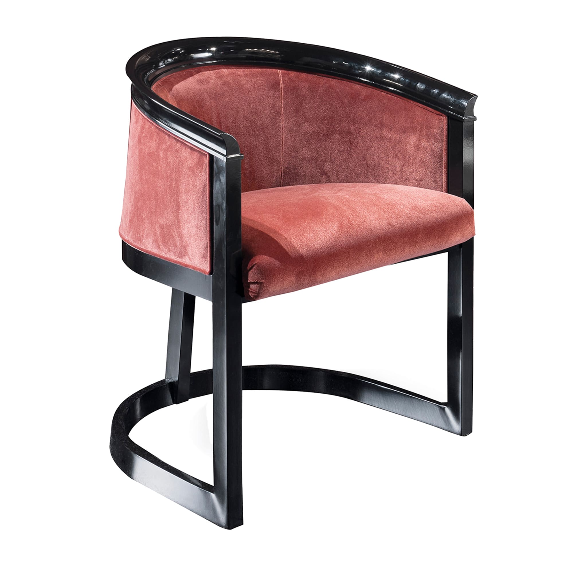 Pink Velvet Chair - Main view