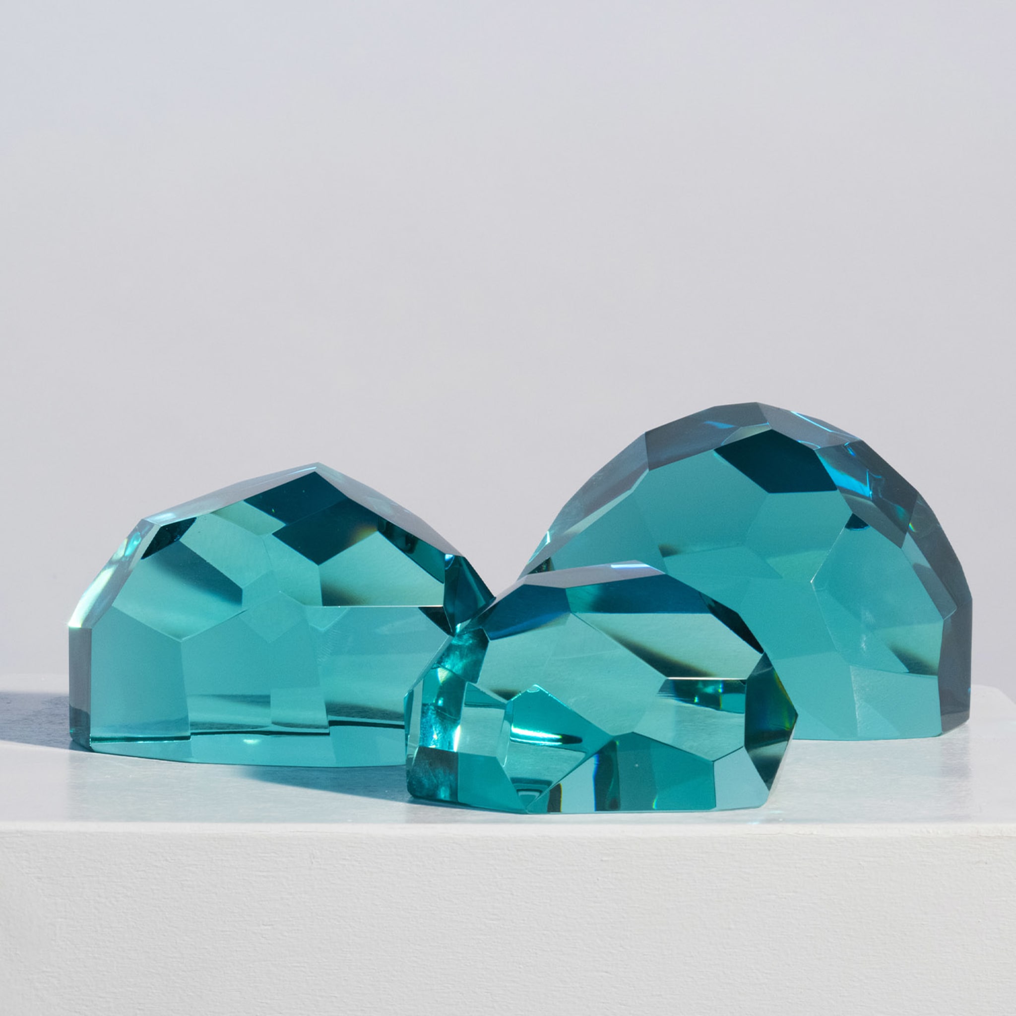 Set di tre sculture di cristallo Gems - Vista alternativa 3