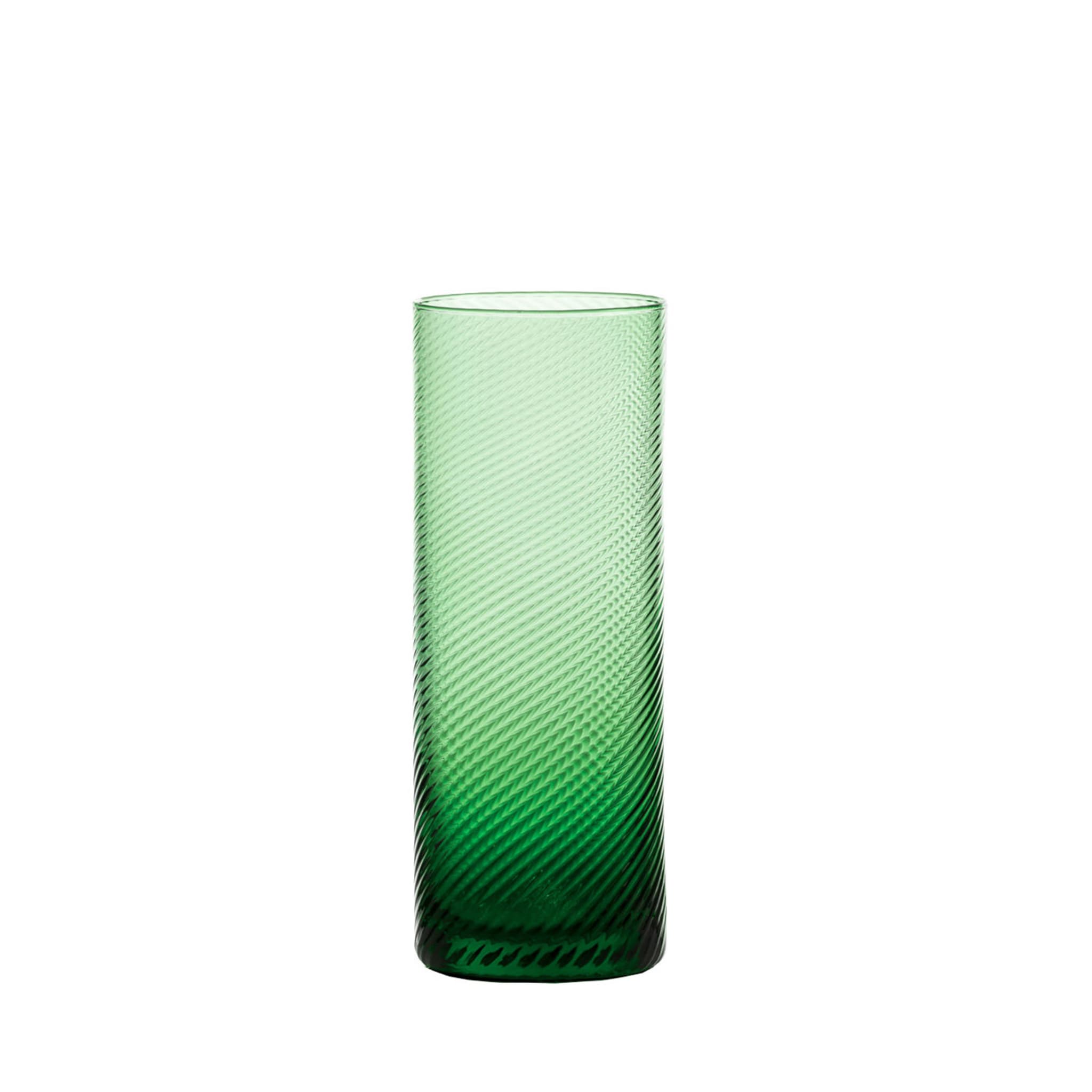 Set di 6 bicchieri alti Gritti Torsè Verde Empoli - Vista principale