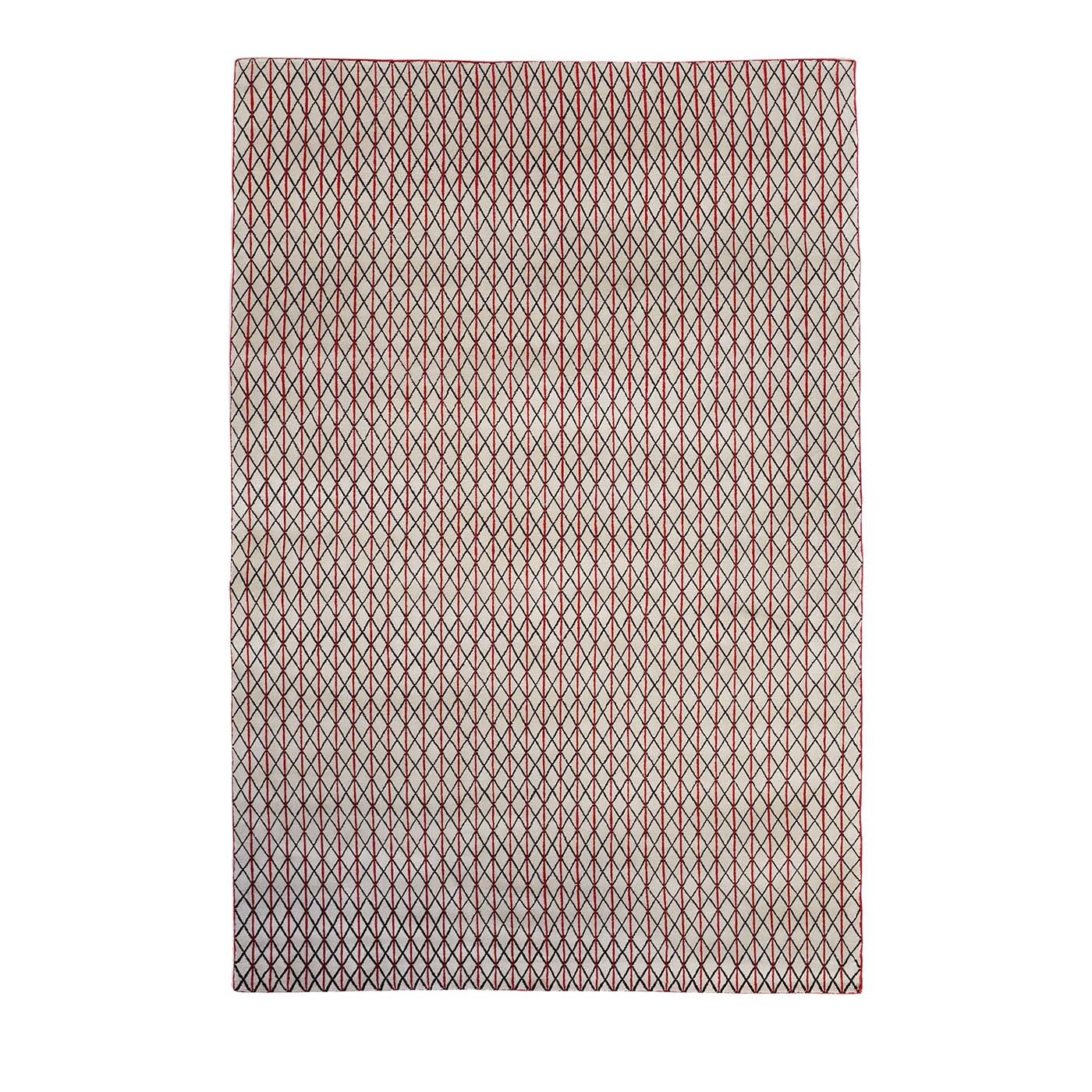 Hatch Rug Red - Paolo Giordano