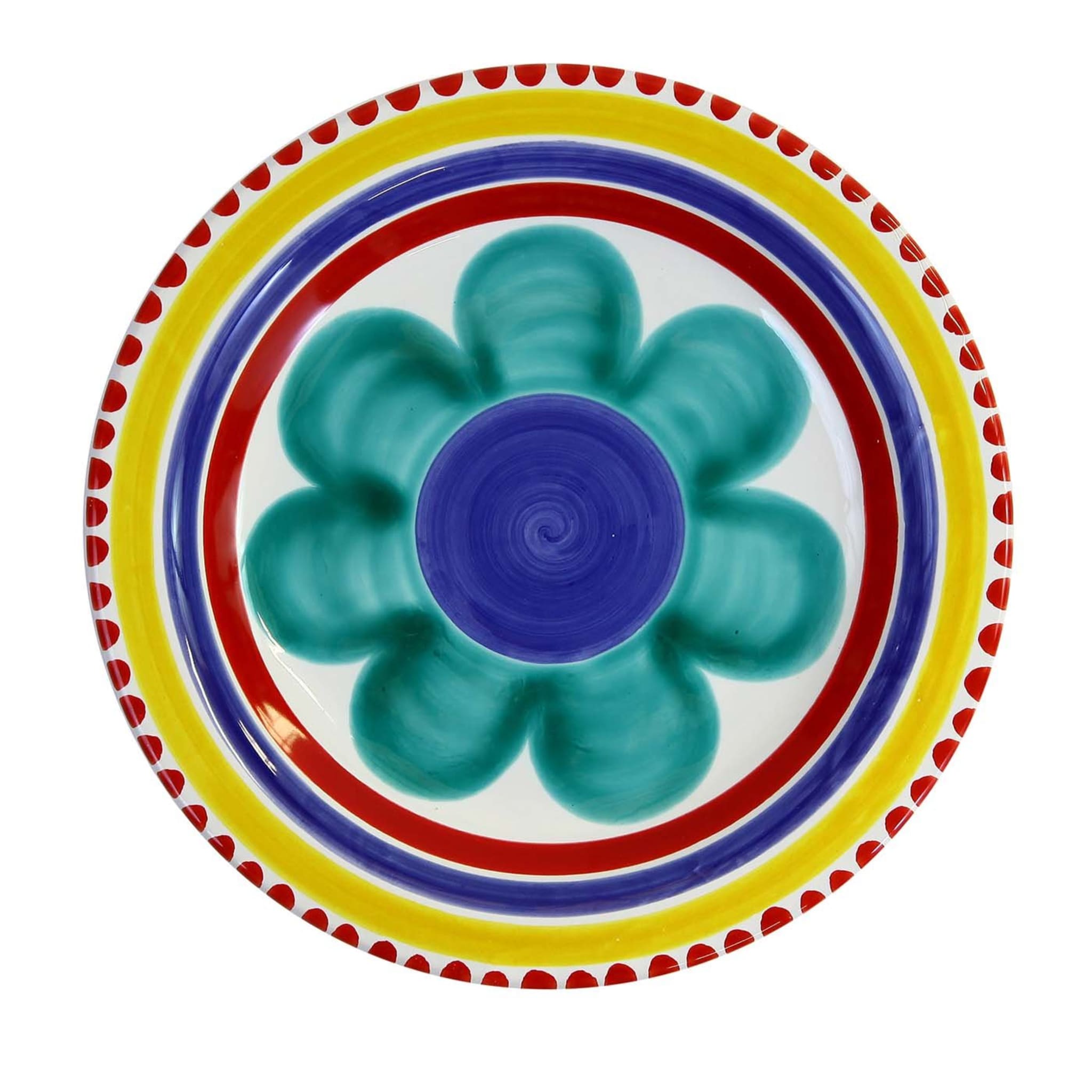 Alicudi Round Ceramic Plate - Main view