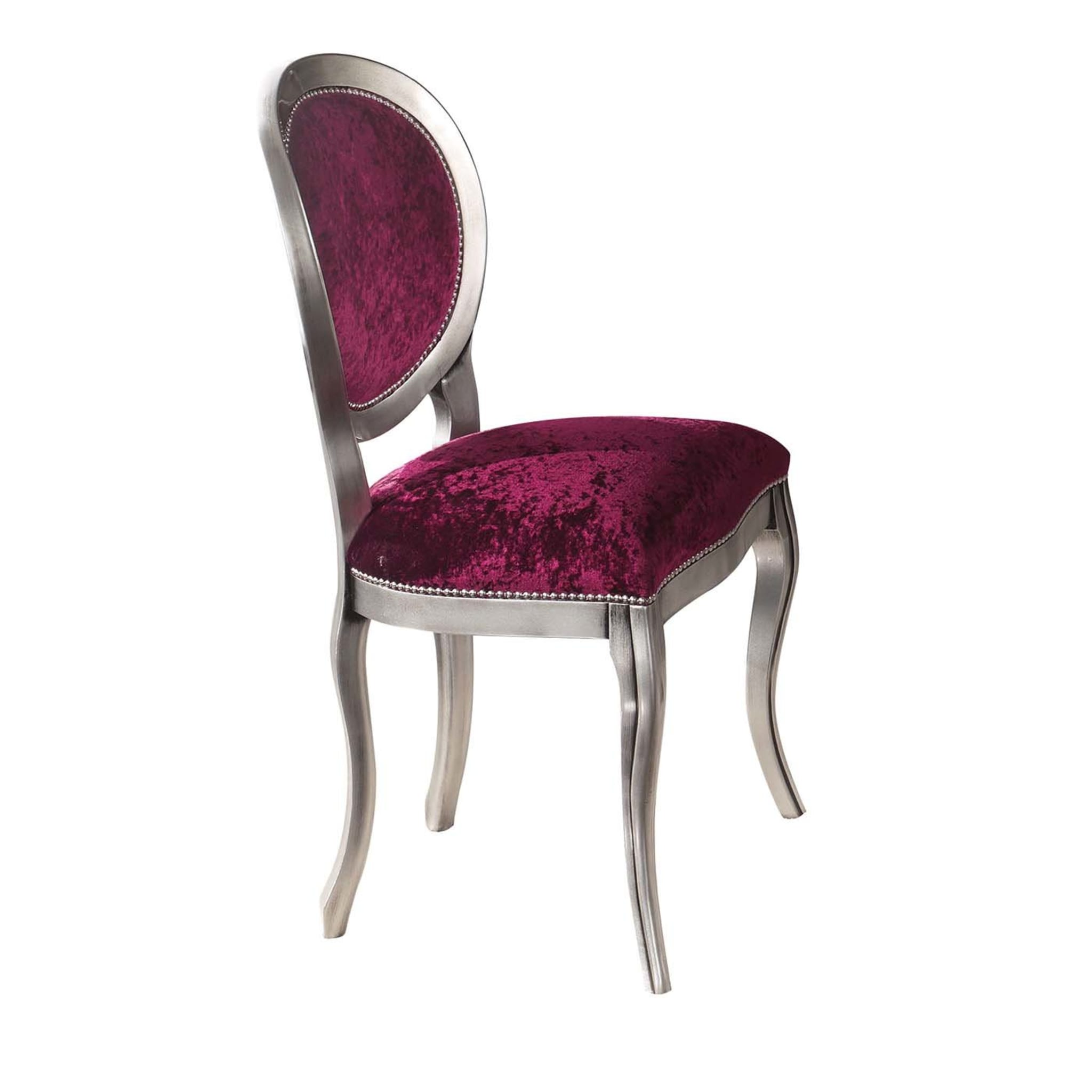 Francy Red Velvet Dining Chair - Main view