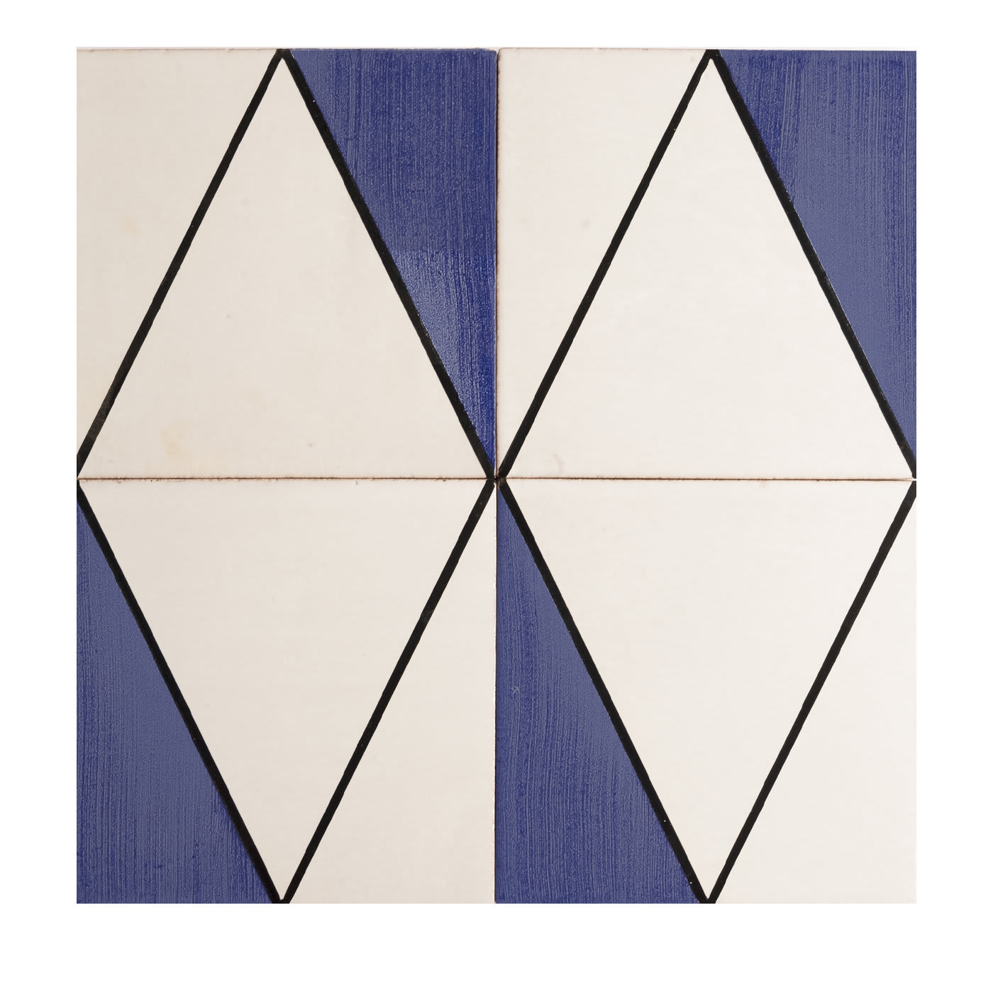 Set of 25 Posillipo Blu Majolica Tiles by Giuliano Andrea Dell'Uva - Galleria Elena