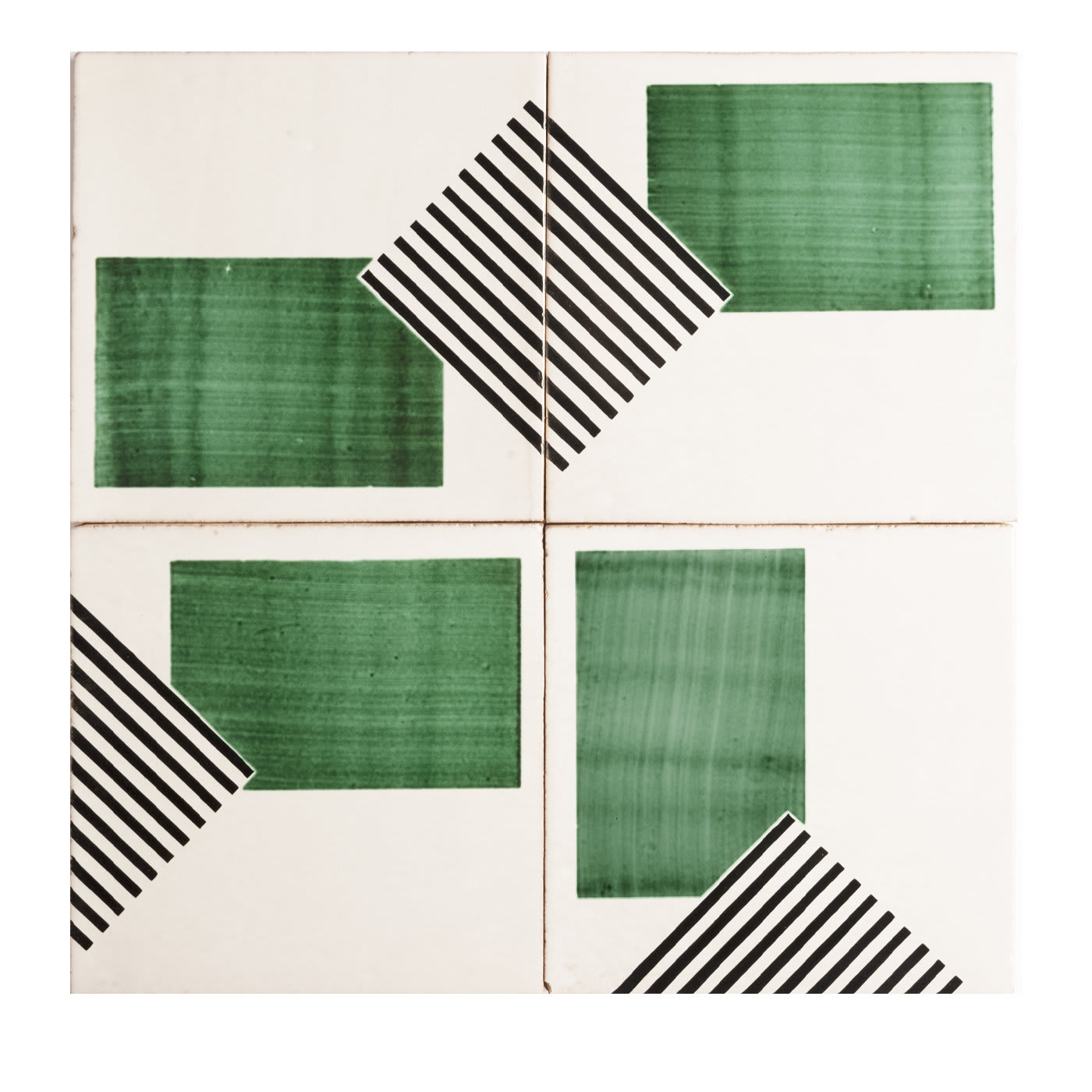 Set of 25 Miramare Rettangolo Majolica Tiles by Giuliano Andrea Dell'Uva - Galleria Elena