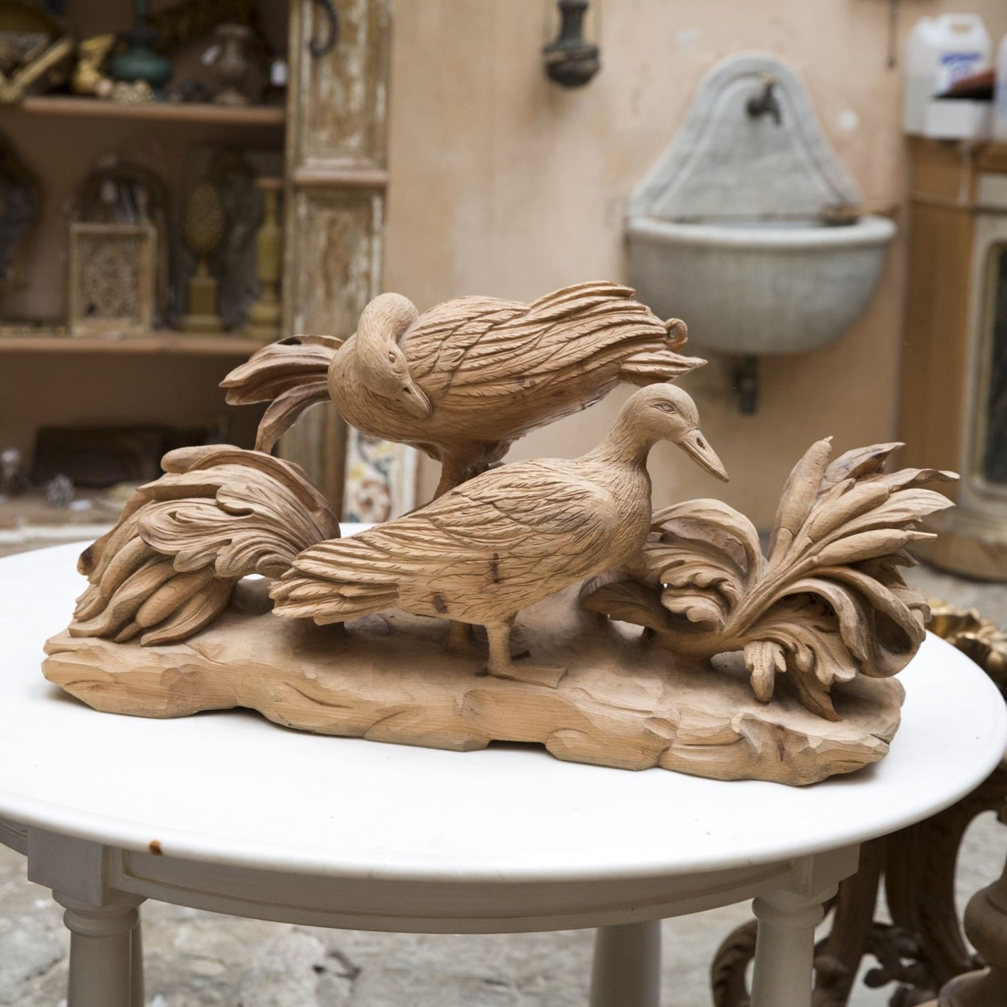 Gioco di Uccelli Wood Sculpture - Alternative view 4