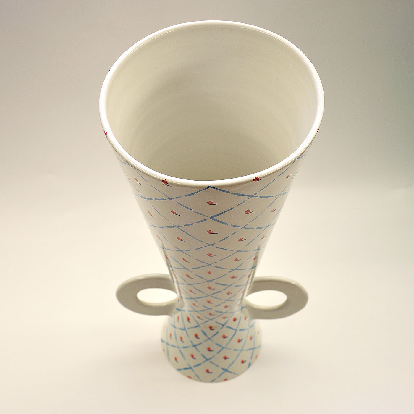 Tall White Vase by Ugo La Pietra - Ceramica Gatti 1928