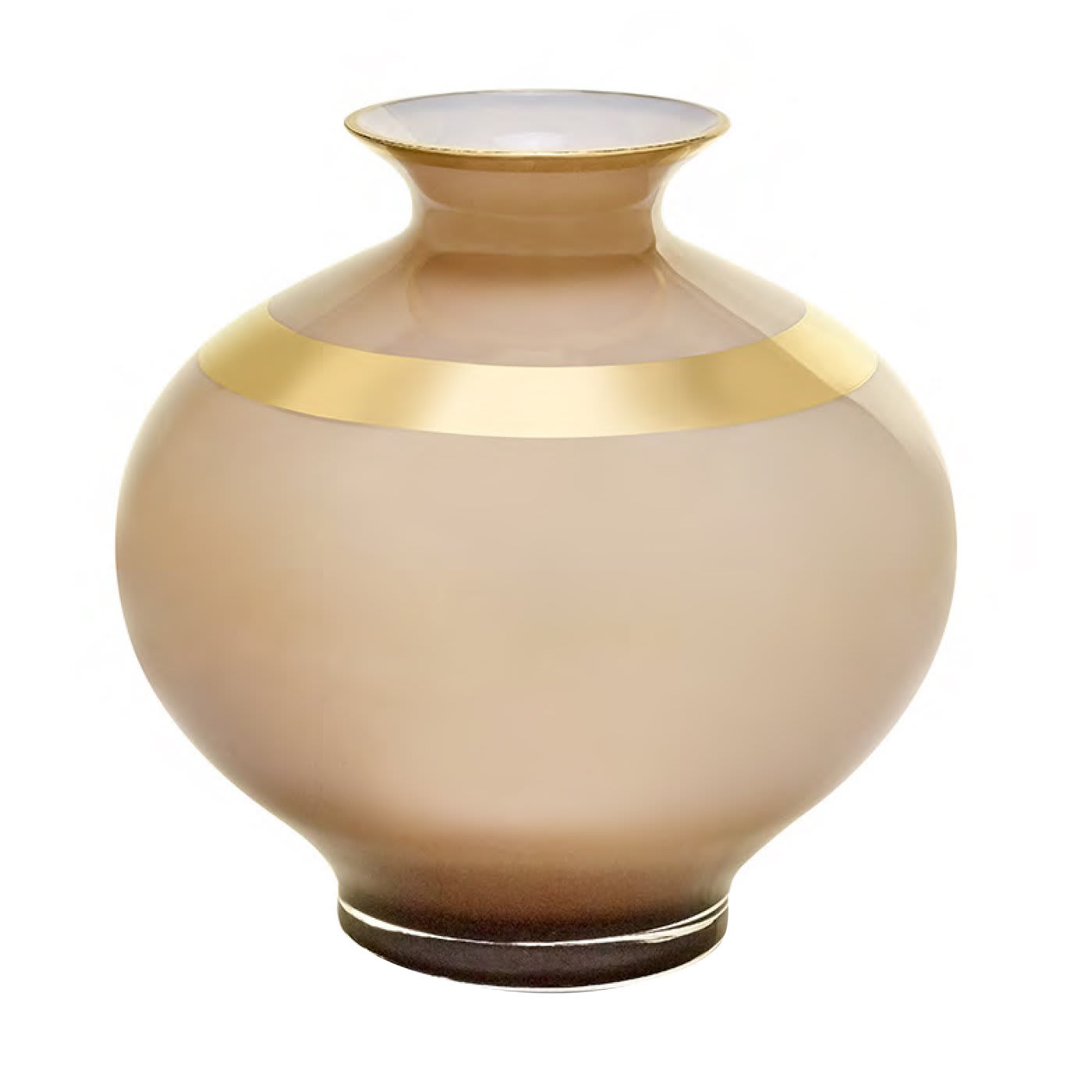 Saffo Small Transparent Amphora - Pure 24k Gold - Mara Dal Cin for DFN